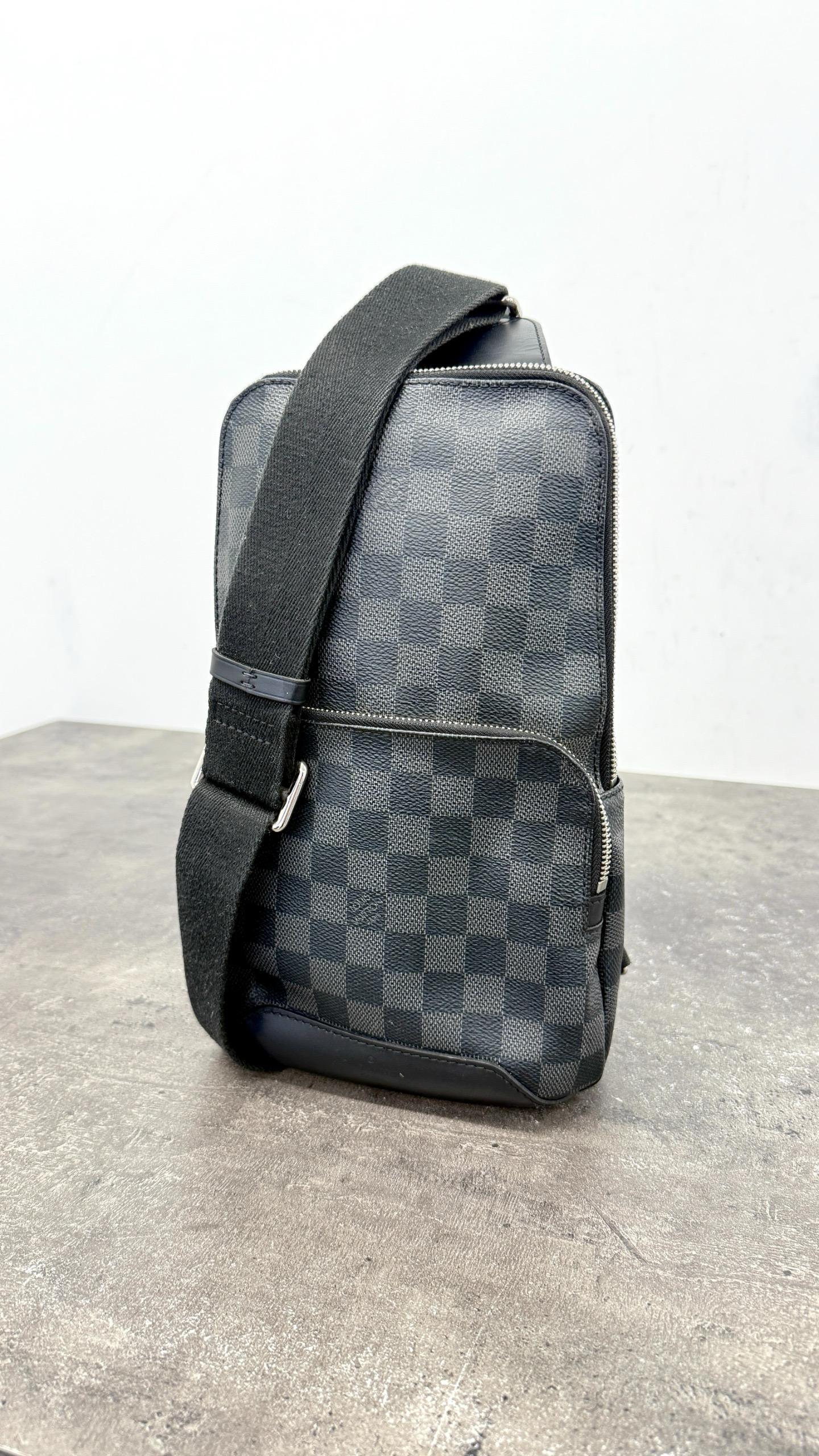 Men's Damier Graphite Avenue Sling N41719 Bag Black