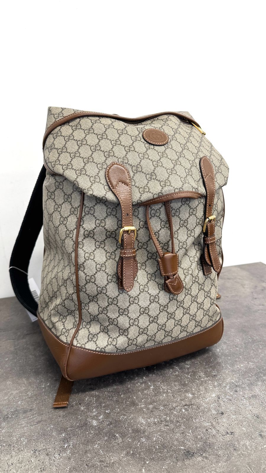 Men's Gg Supreme Backpack Brown