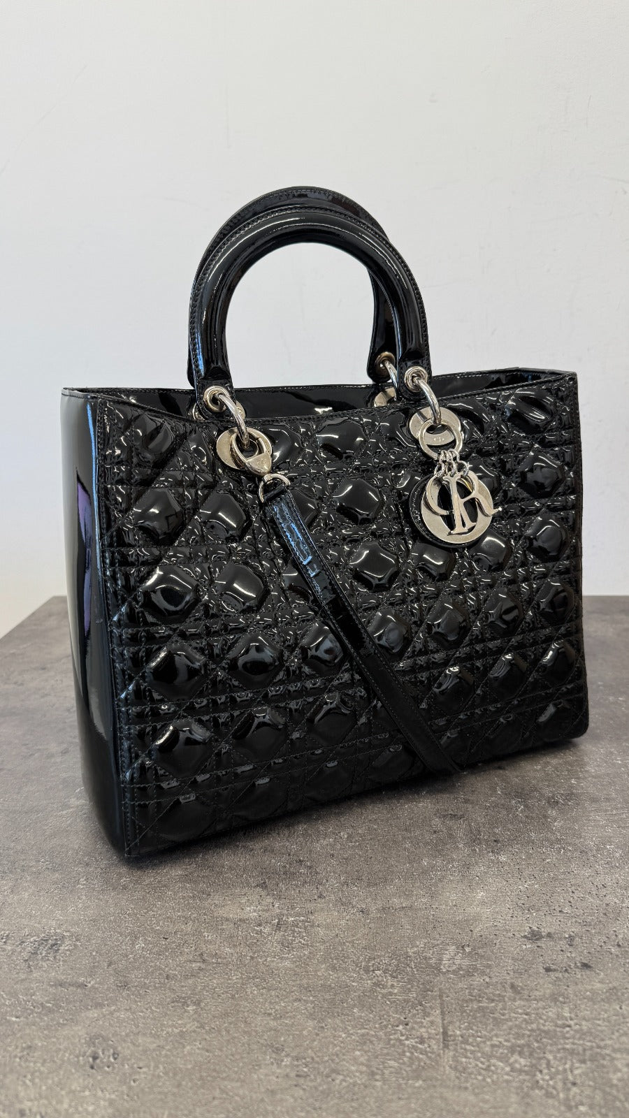Women's Large Lady Dior Bag Black