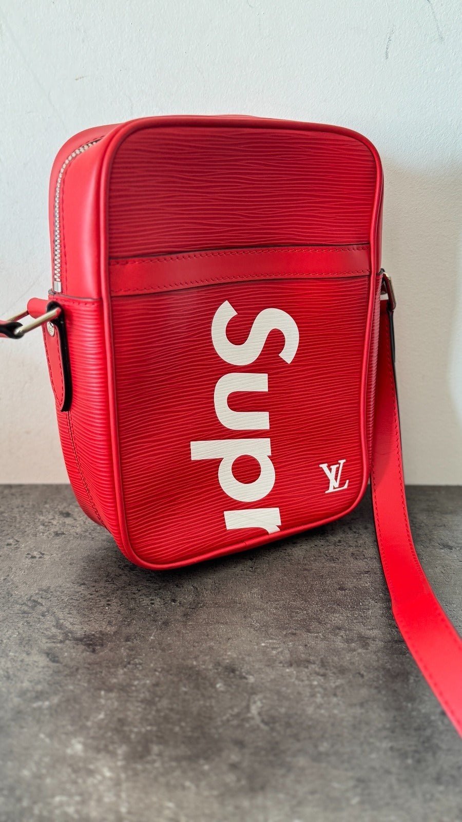 Men's X Supreme Danube Pm Epi Bag Red