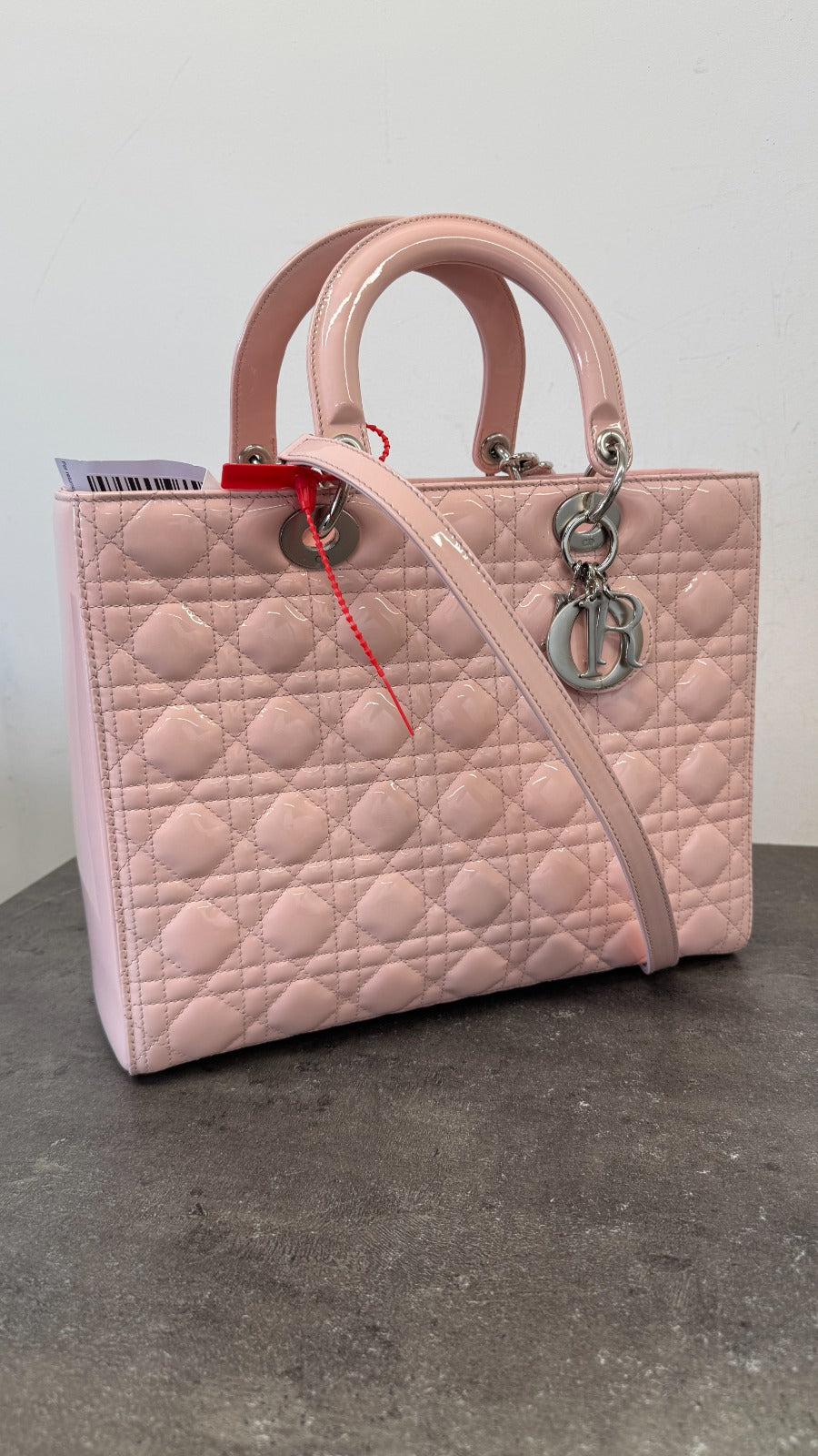 Women's Lady Dior Large Handbag Pink