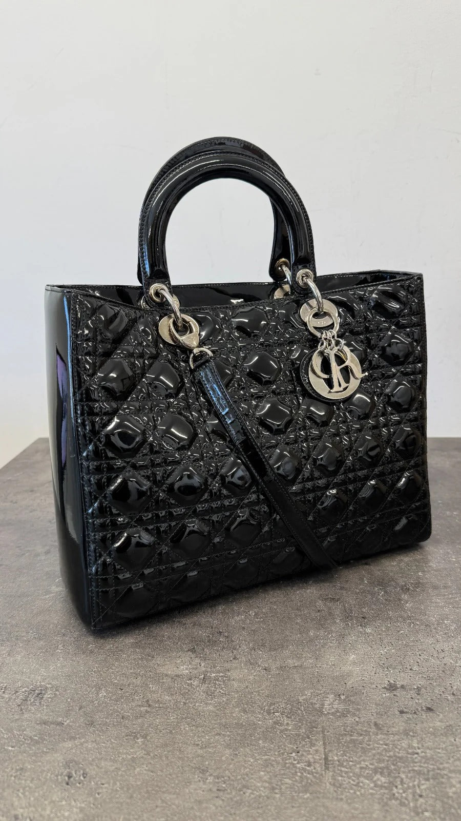 Women's Lady Dior Large Bag Black