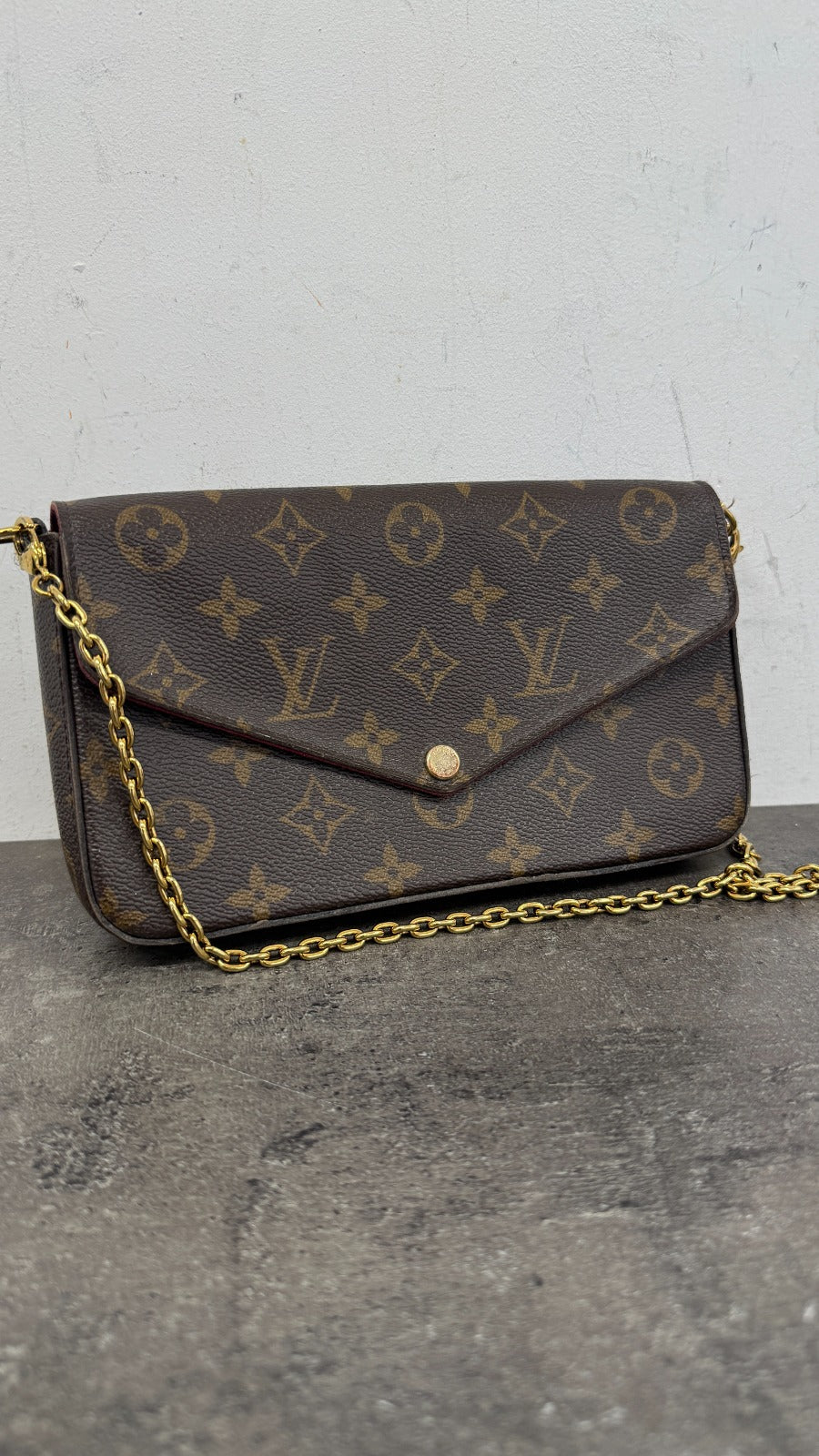 Women's Monogram Félicie Pochette Bag Brown