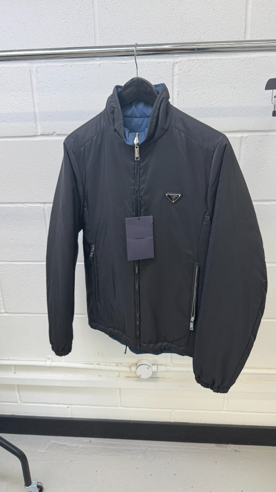 Men's Plaque Logo Jacket Black Size IT 46 / S