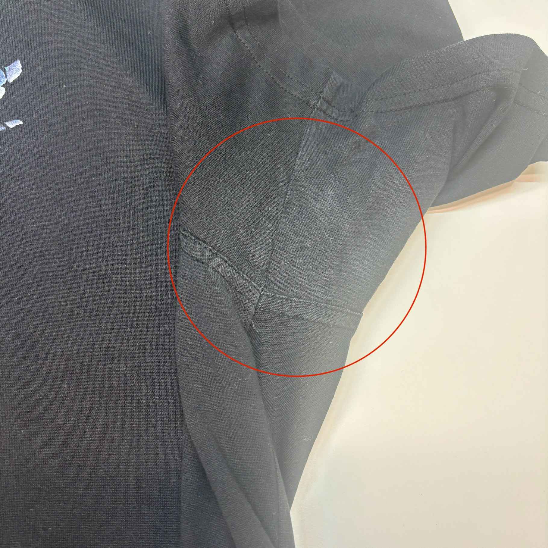 Men's Floral Logo T-Shirt Black Size XXL