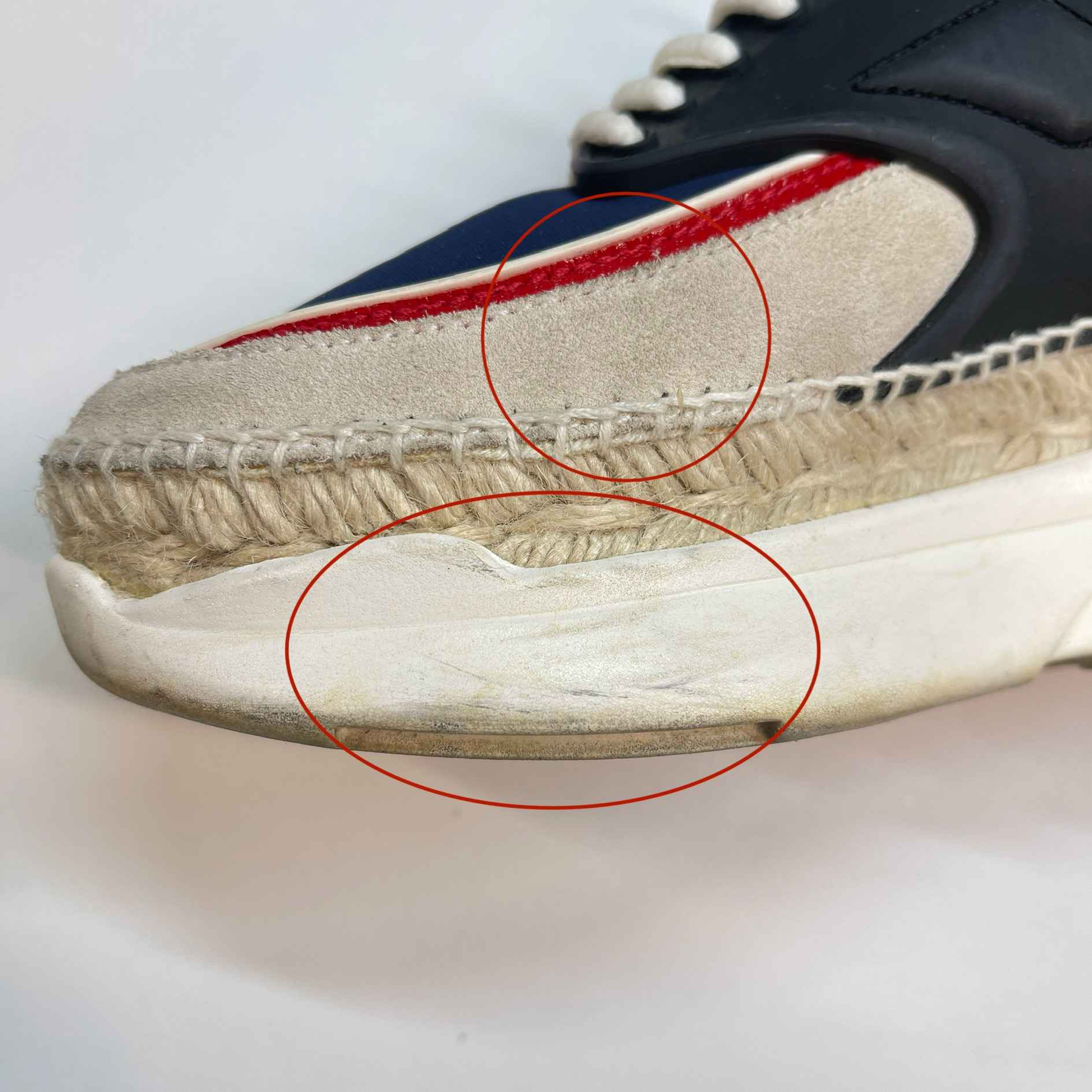 Women's K-Lastic Lace Espadrilles Low Trainers Navy Size EU 35 / UK 2