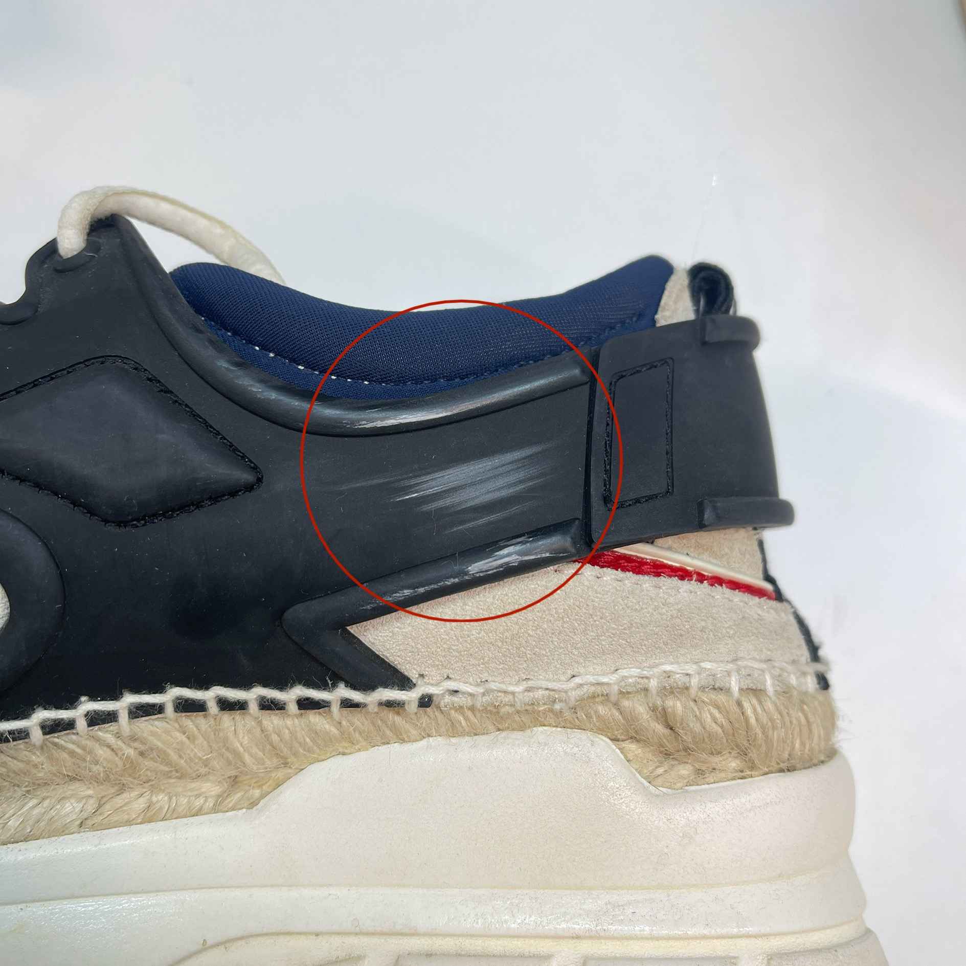 Women's K-Lastic Lace Espadrilles Low Trainers Navy Size EU 35 / UK 2