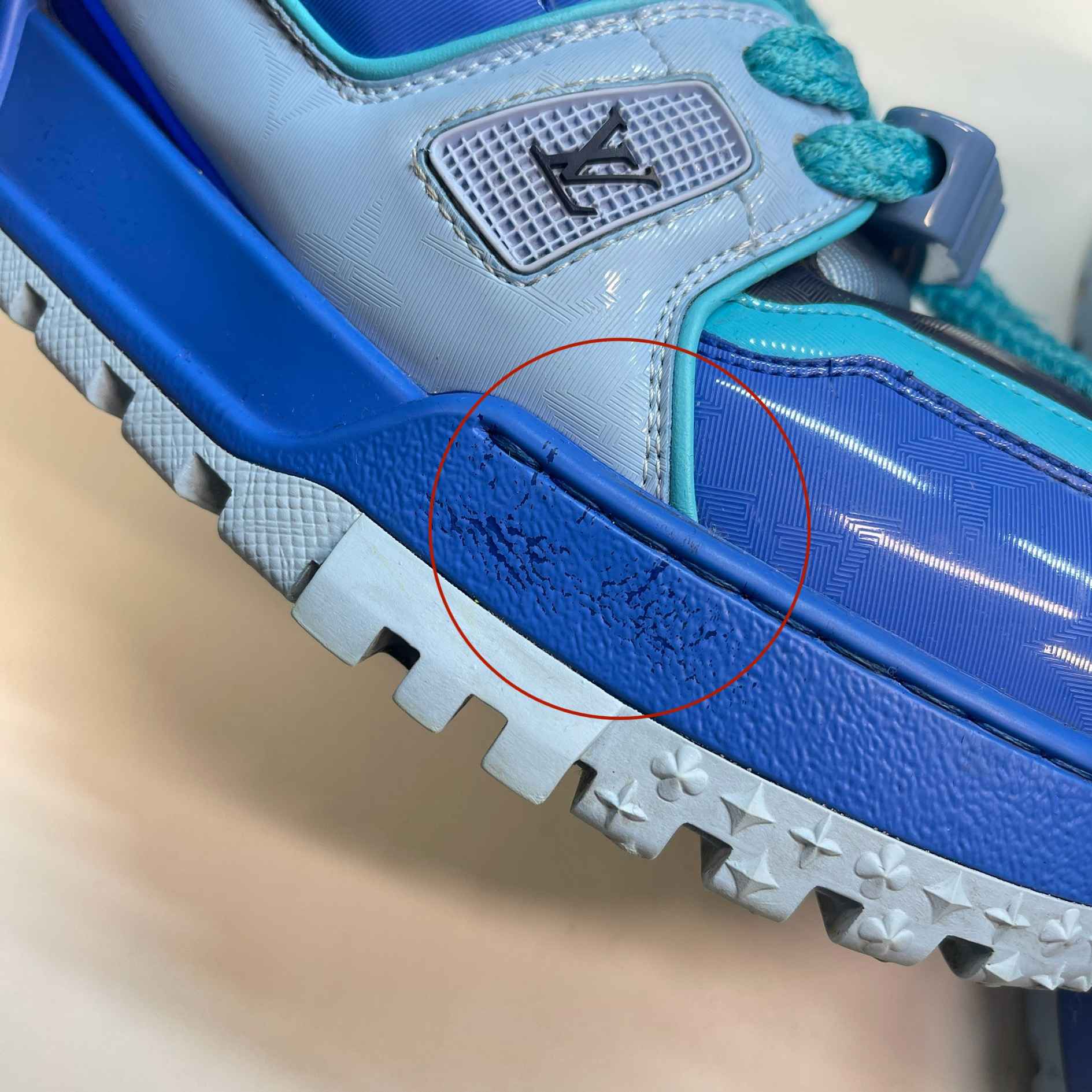 Men's Maxi Low Trainers Blue Size EU 40.5 / UK 6.5