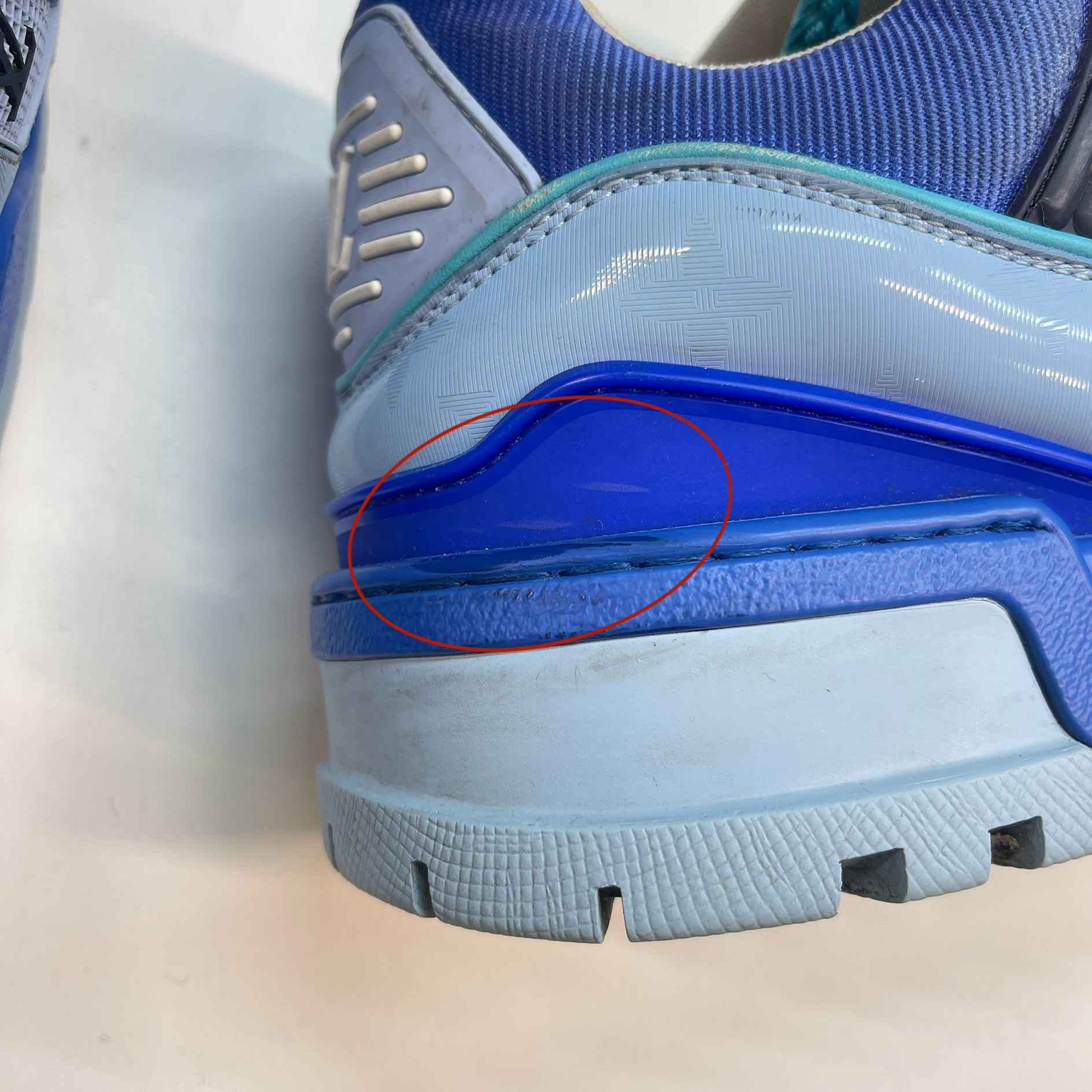 Men's Maxi Low Trainers Blue Size EU 40.5 / UK 6.5