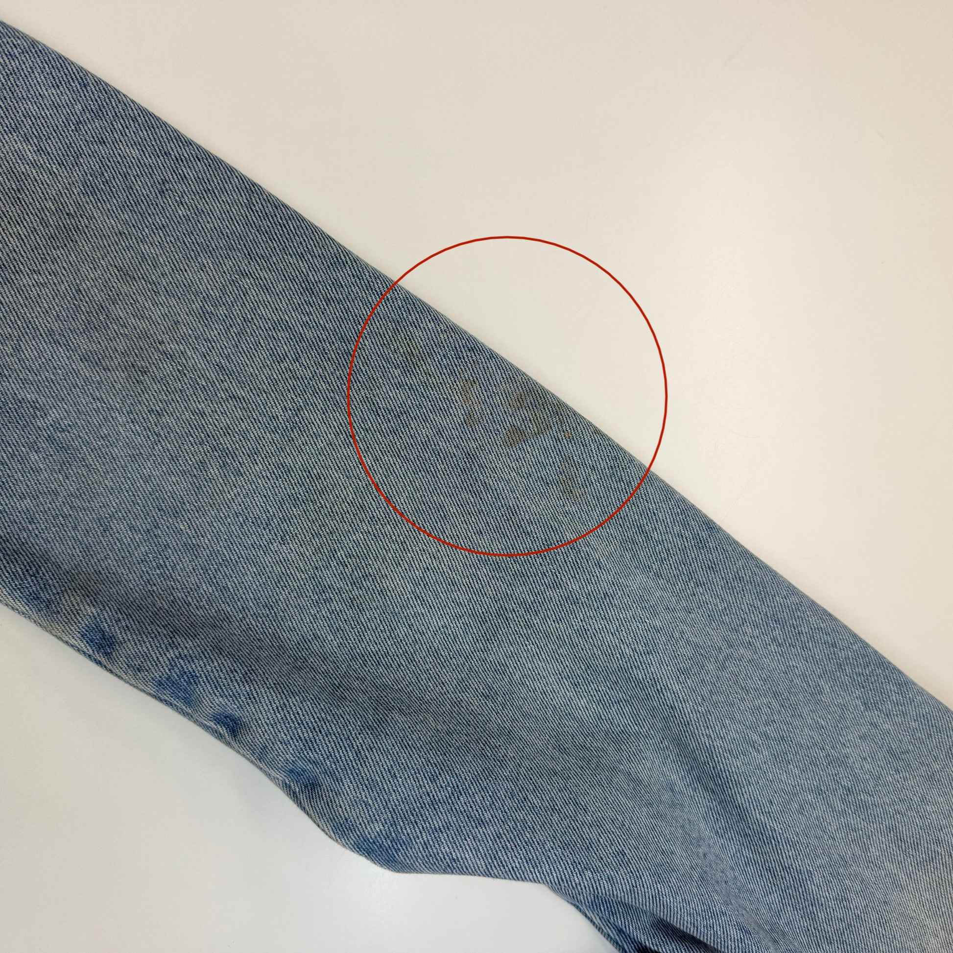 Men's Logo Print Checked OverShirt Blue Size M - 244667