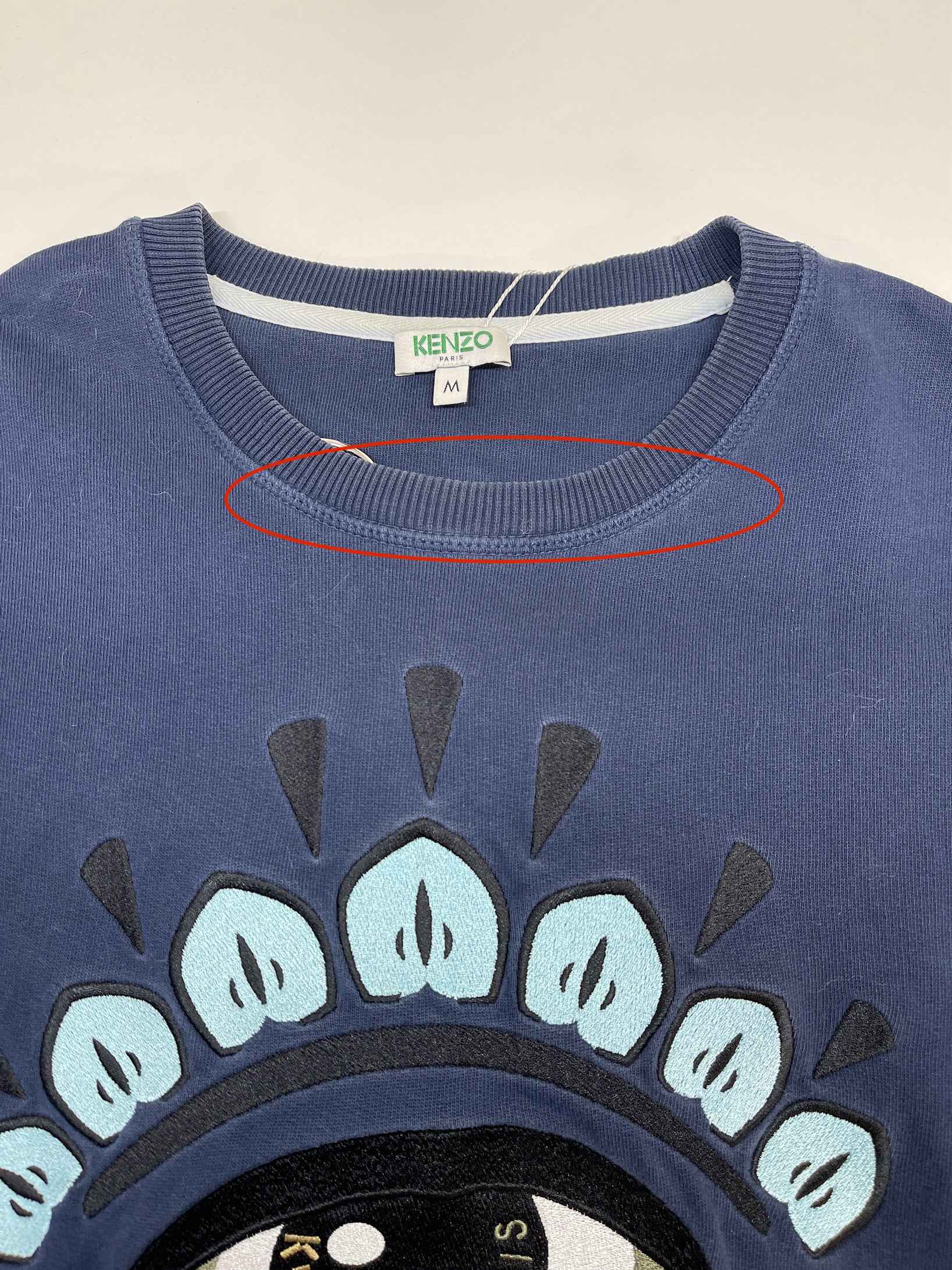 Men's Eye Logo Sweatshirt Navy Size M - 249883