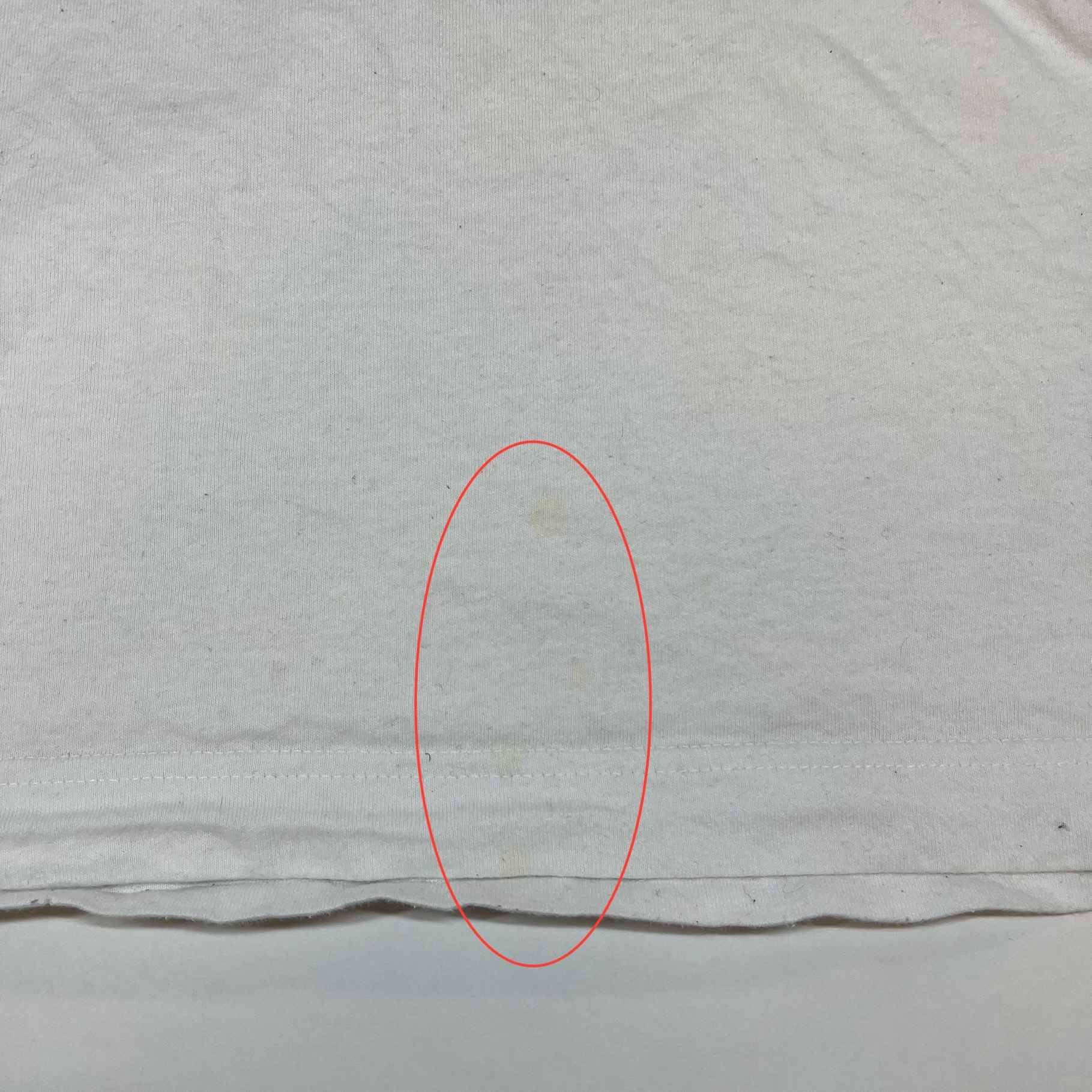 Men's Logo Print T-Shirt White Size M - 251349