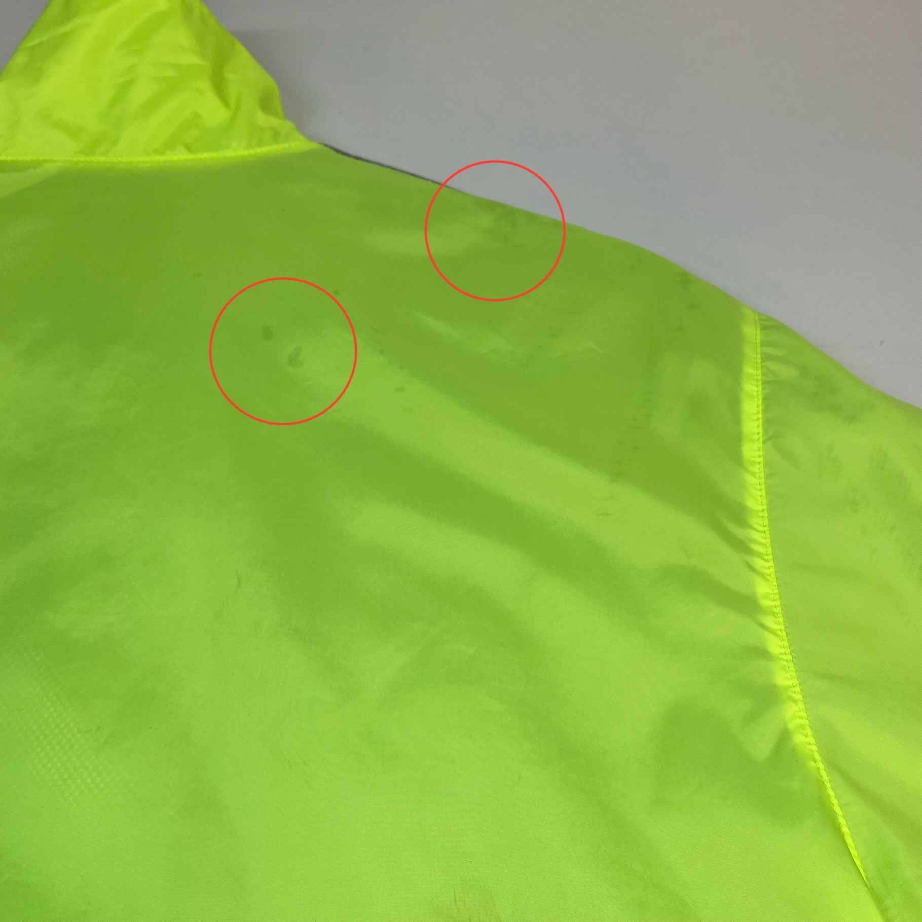 Men's Taped Logo Windbreaker Yellow Size S