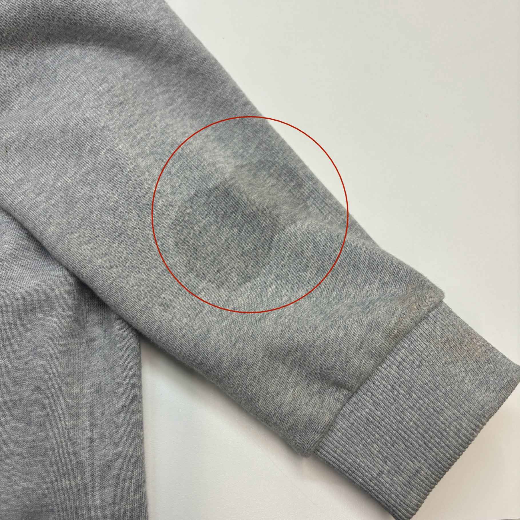 Men's Double Swan Hoodie Grey Size S