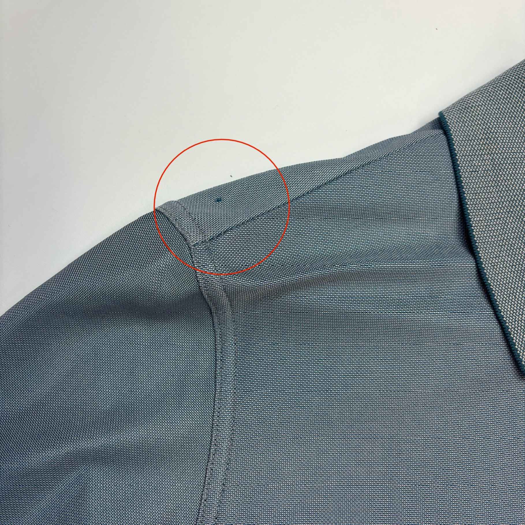 Men's Patch Logo Polo Shirt Blue Size M