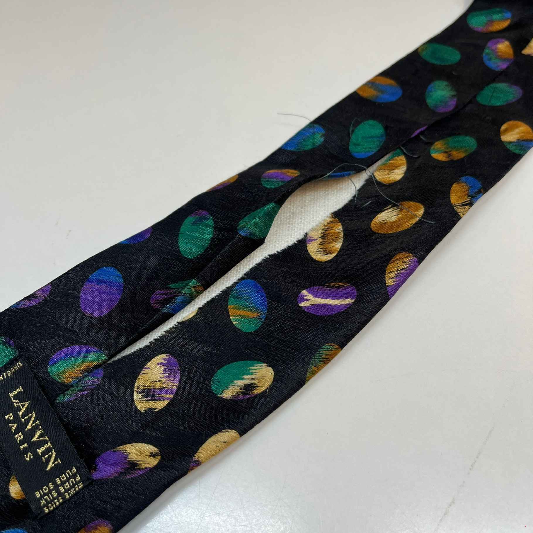 Men's Multicolour Tie Black