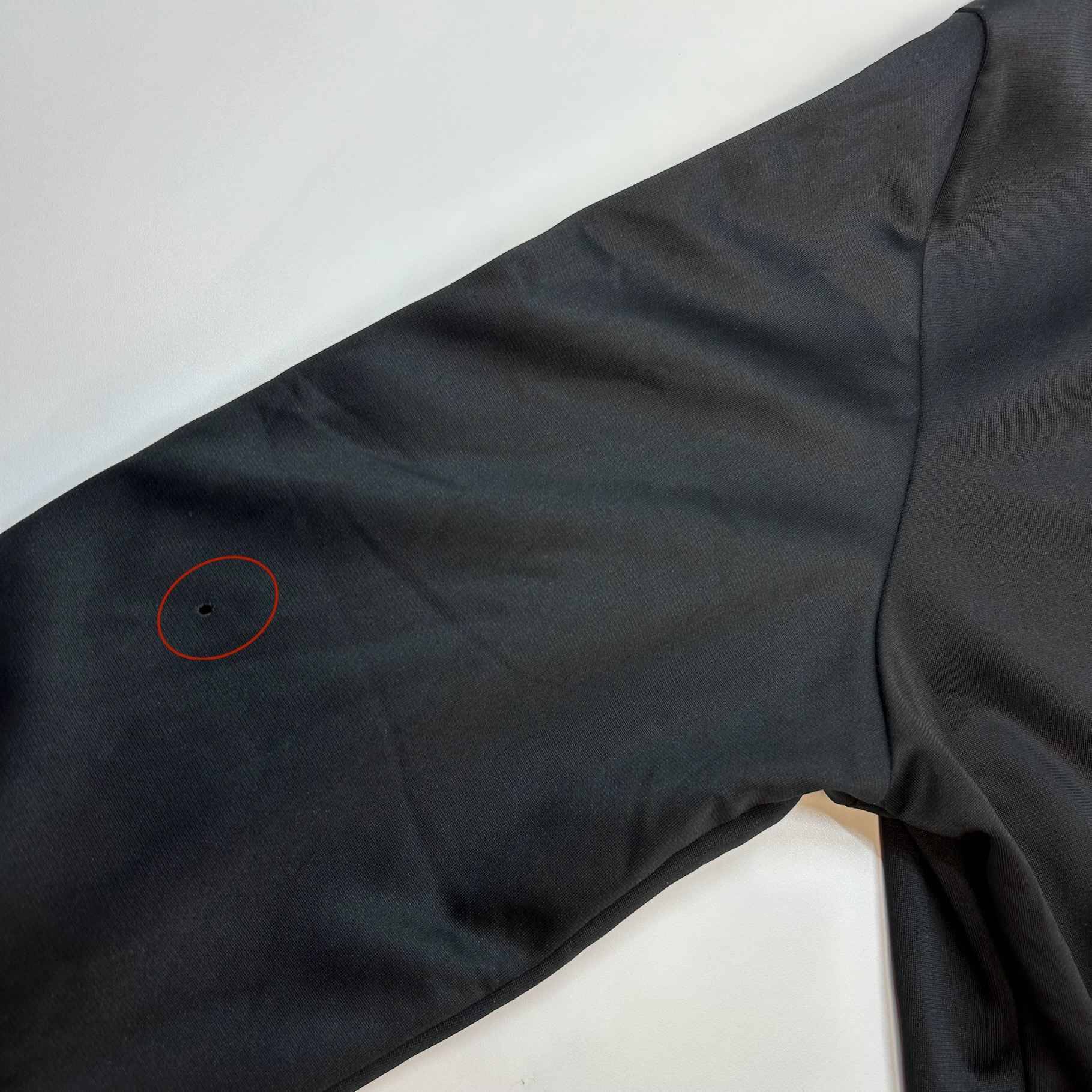 Men's Tape Logo Track Jacket Black Size XXL