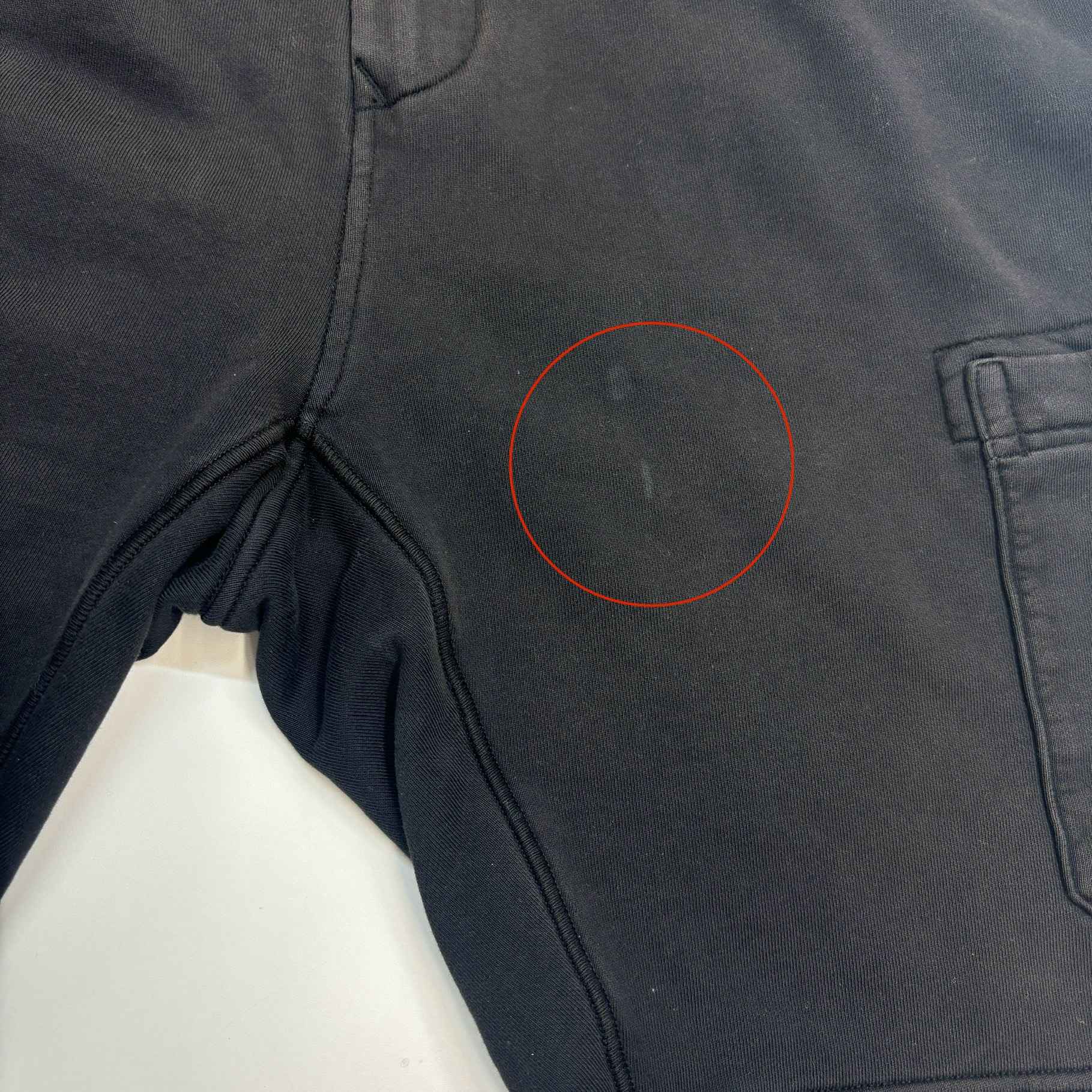 Men's Applique Logo Shorts Black Size L