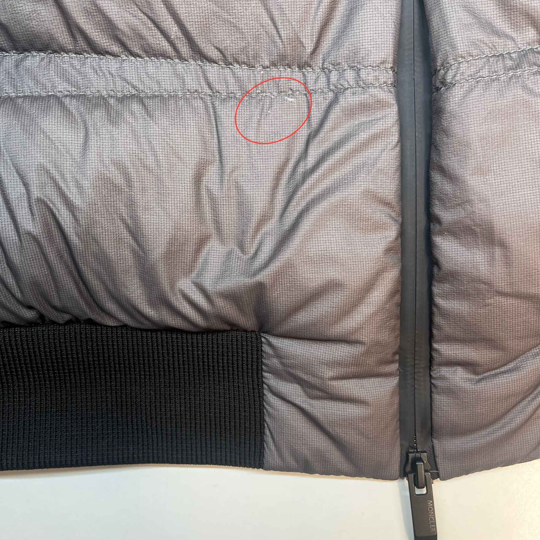 Men's Vioz Down Jacket Grey Size 4 / XL