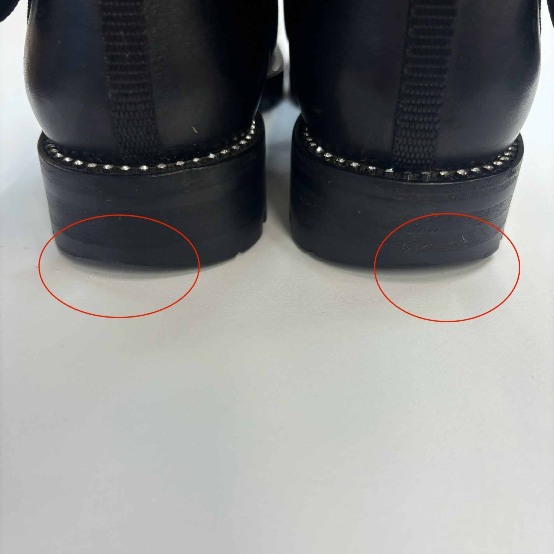 Women's Cd Buckle Biker Boots Black Size EU 36.5 / UK 3.5