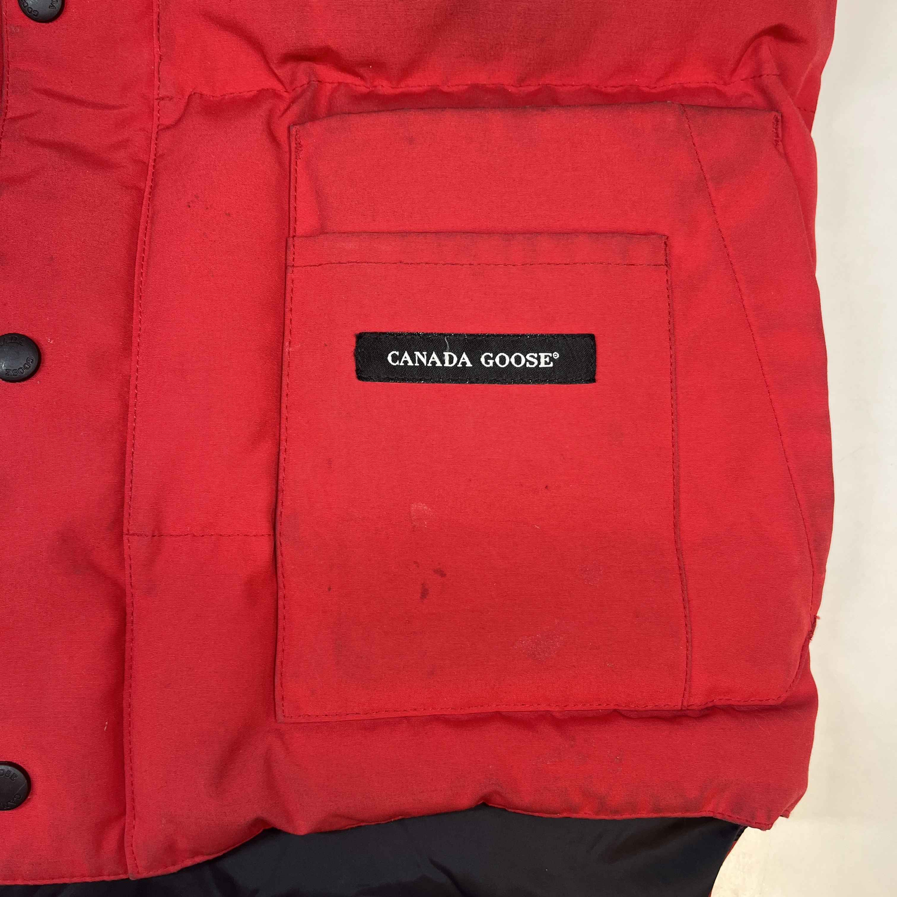 Men's Freestyle Gilet Red Size XS