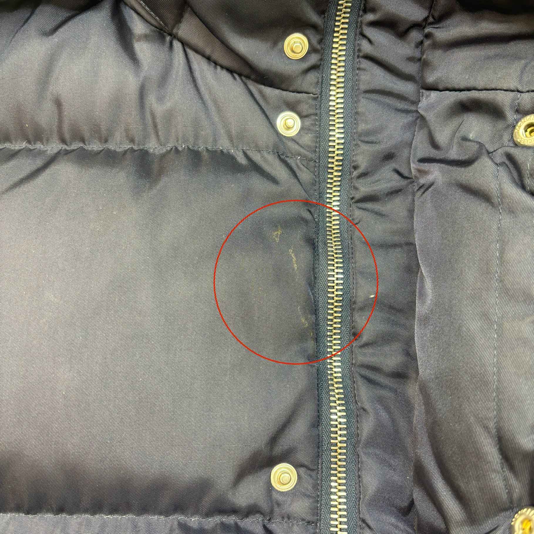 Men's Fragment Falcon Down Jacket Navy Size 3 / L