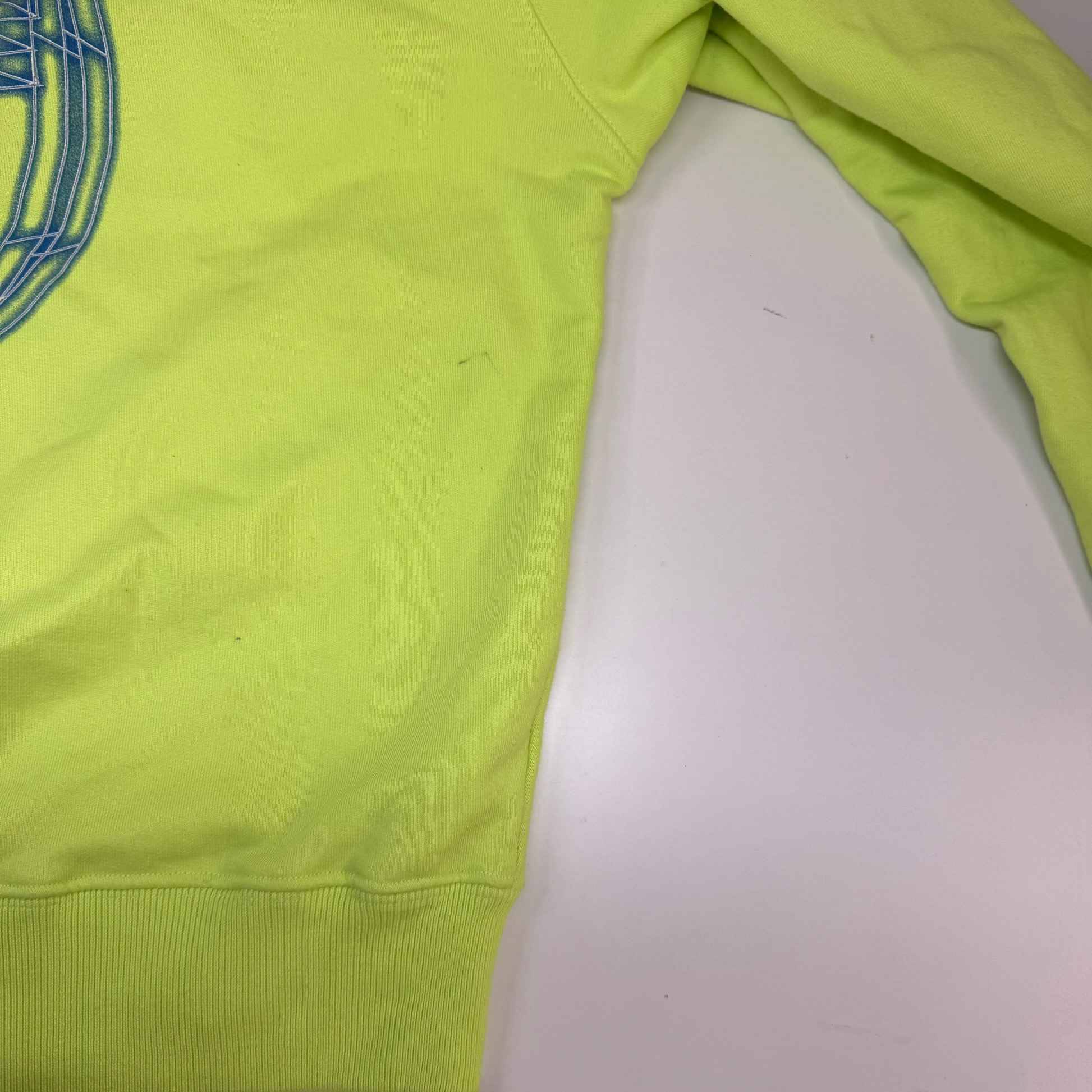 Men's Rationalism Logo Print Sweatshirt Green Size M