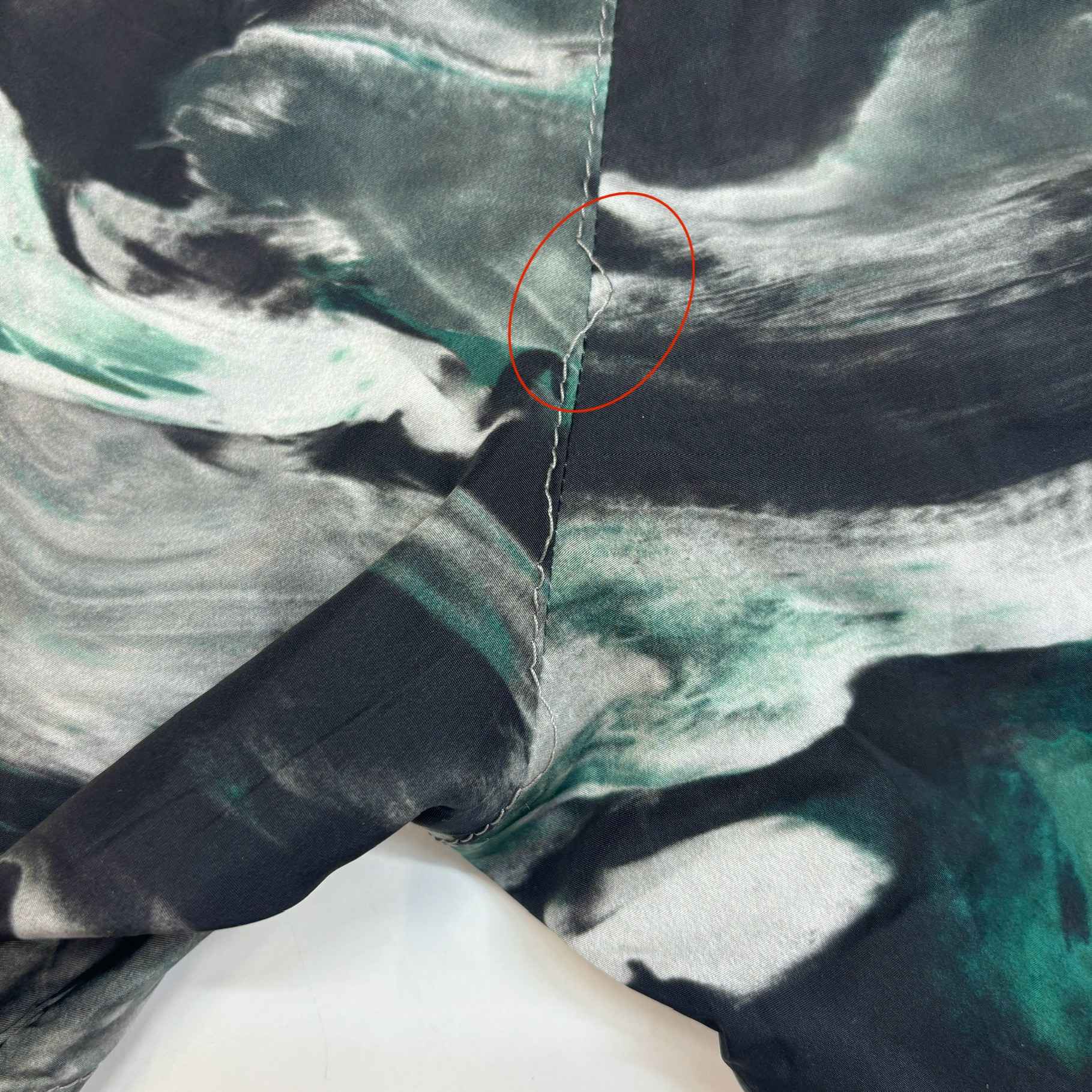 Men's Camoflage Swim Shorts Green Size XL