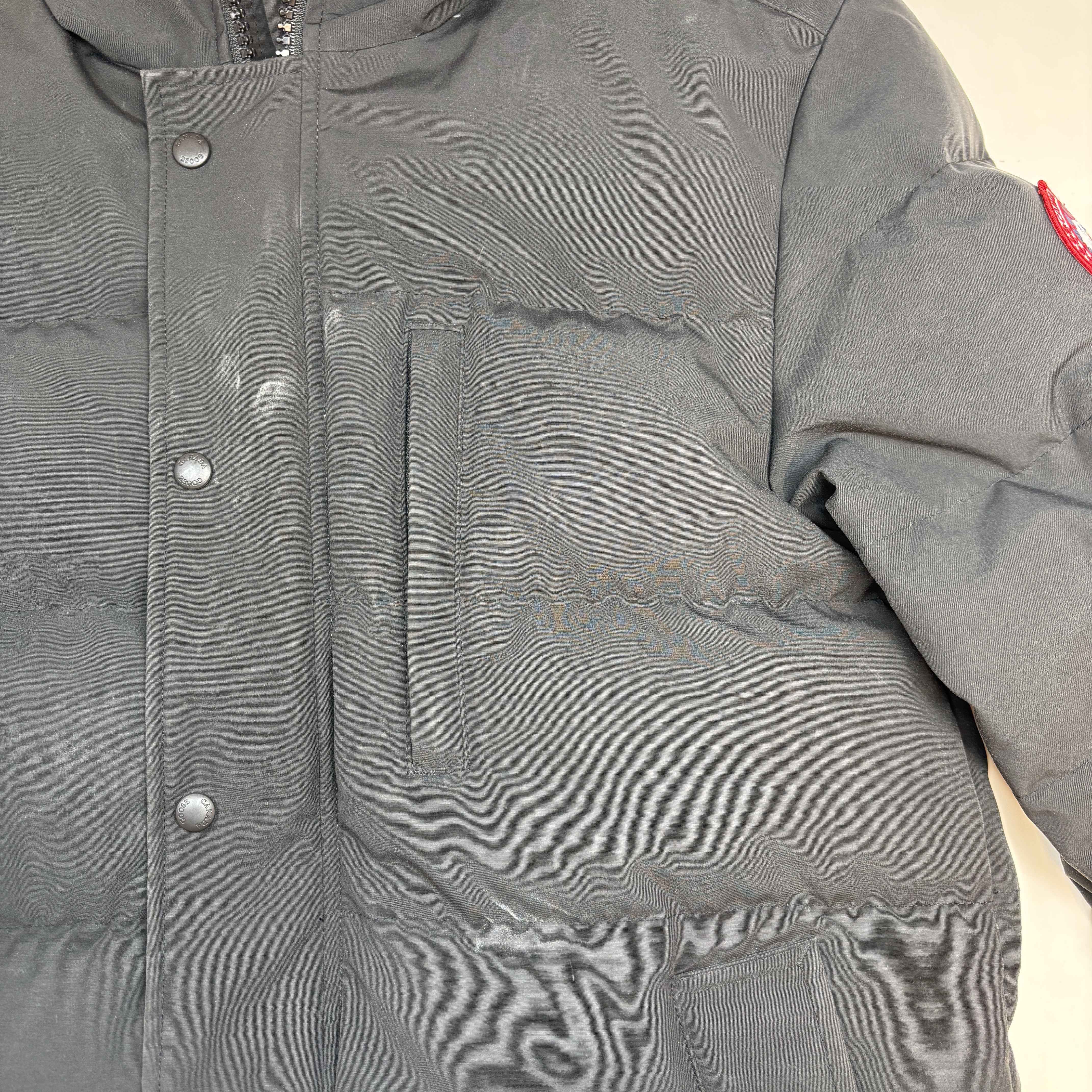 Men's Carson Parka Down Jacket Black Size S