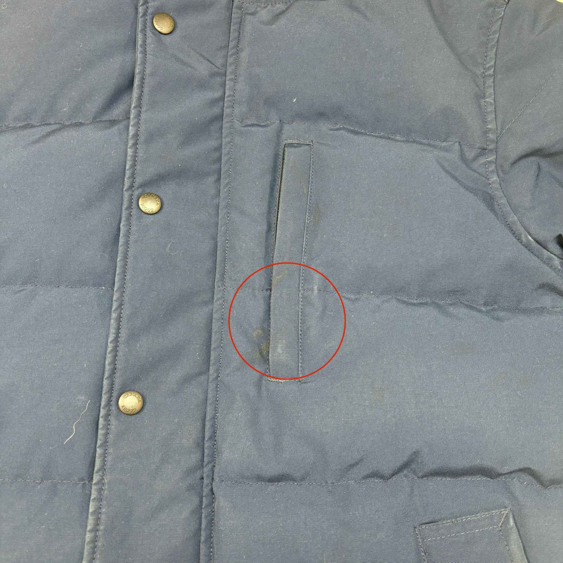 Men's Carson Down Jacket Navy Size M