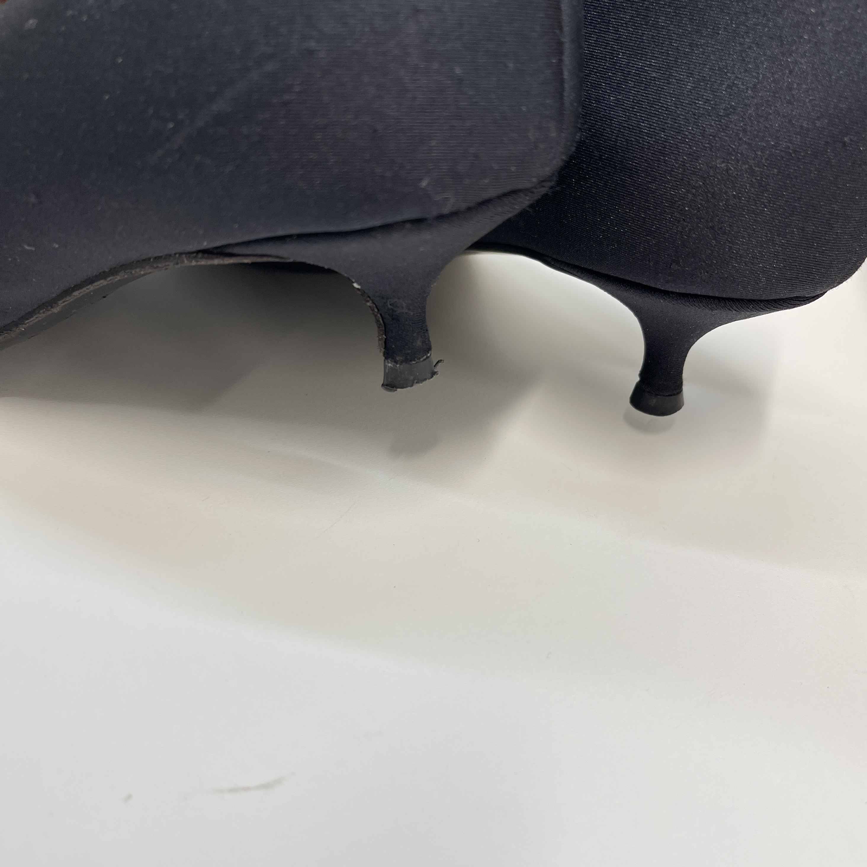 Women's Pointed Toe Kitten Heels Black Size EU 37 / UK 4