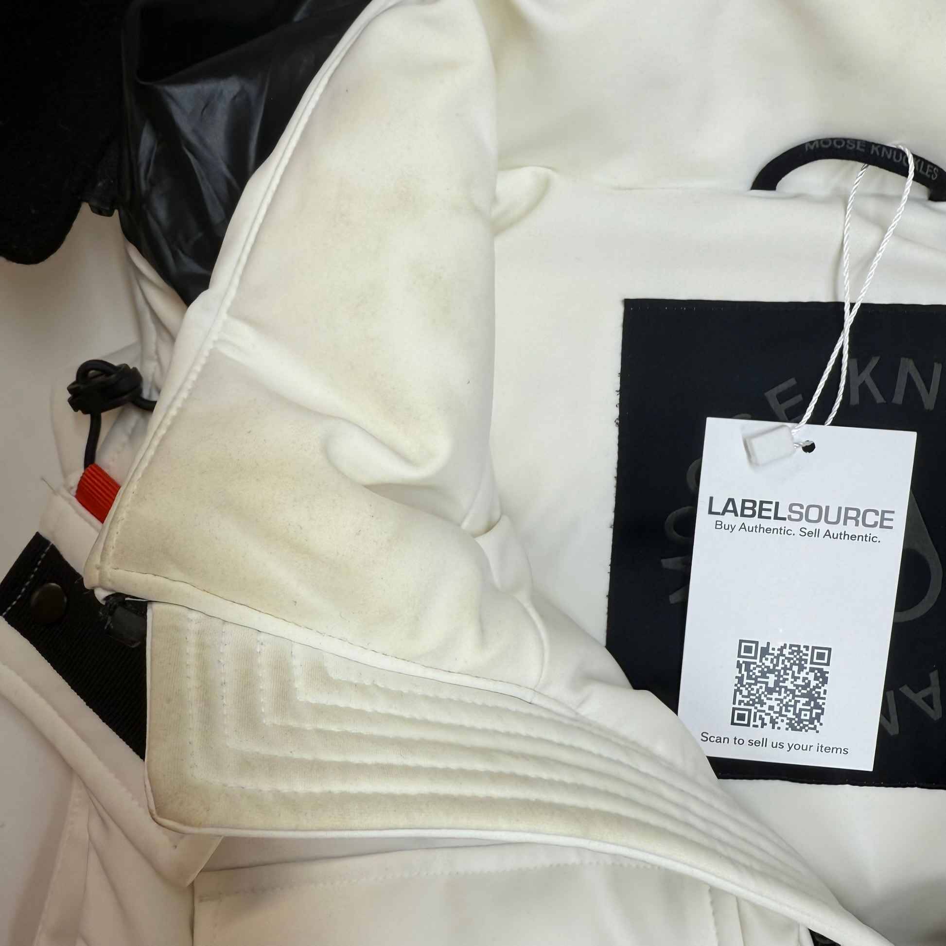 Men's Percival Hooded Gilet White Size S