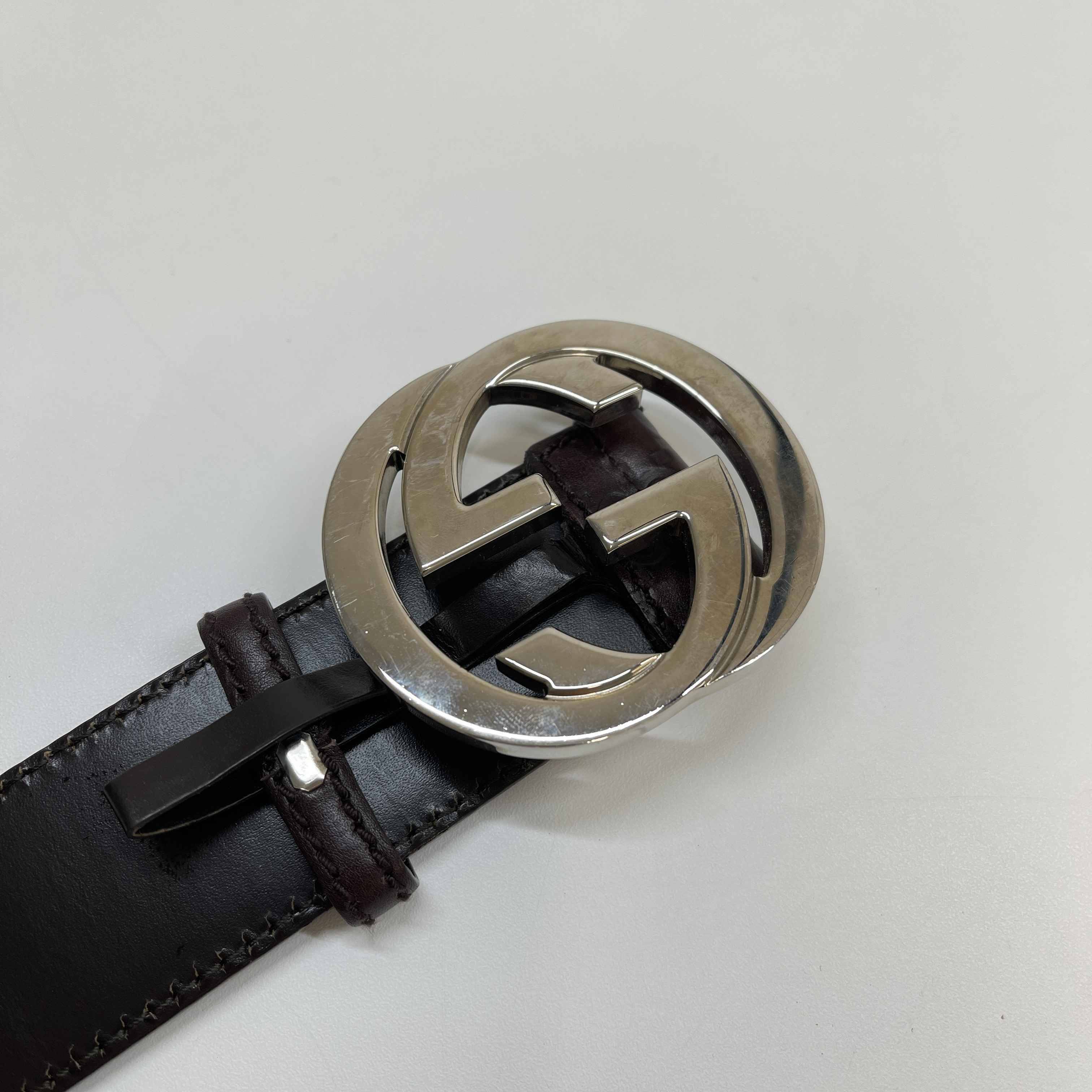 Women's Gg Supreme Belt Brown Size 85CM / UK 10