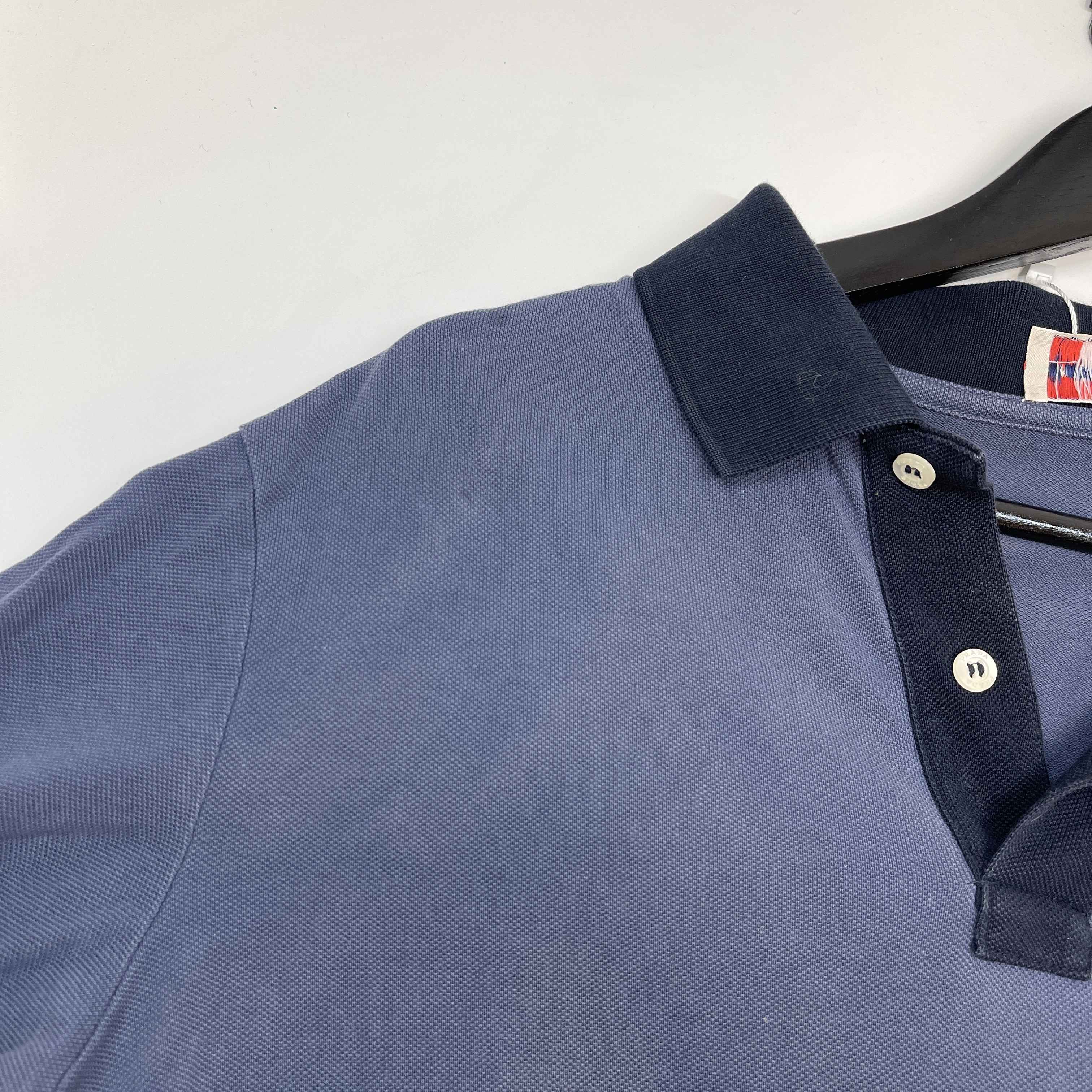 Men's Linea Rossa Polo Shirt Blue Size L