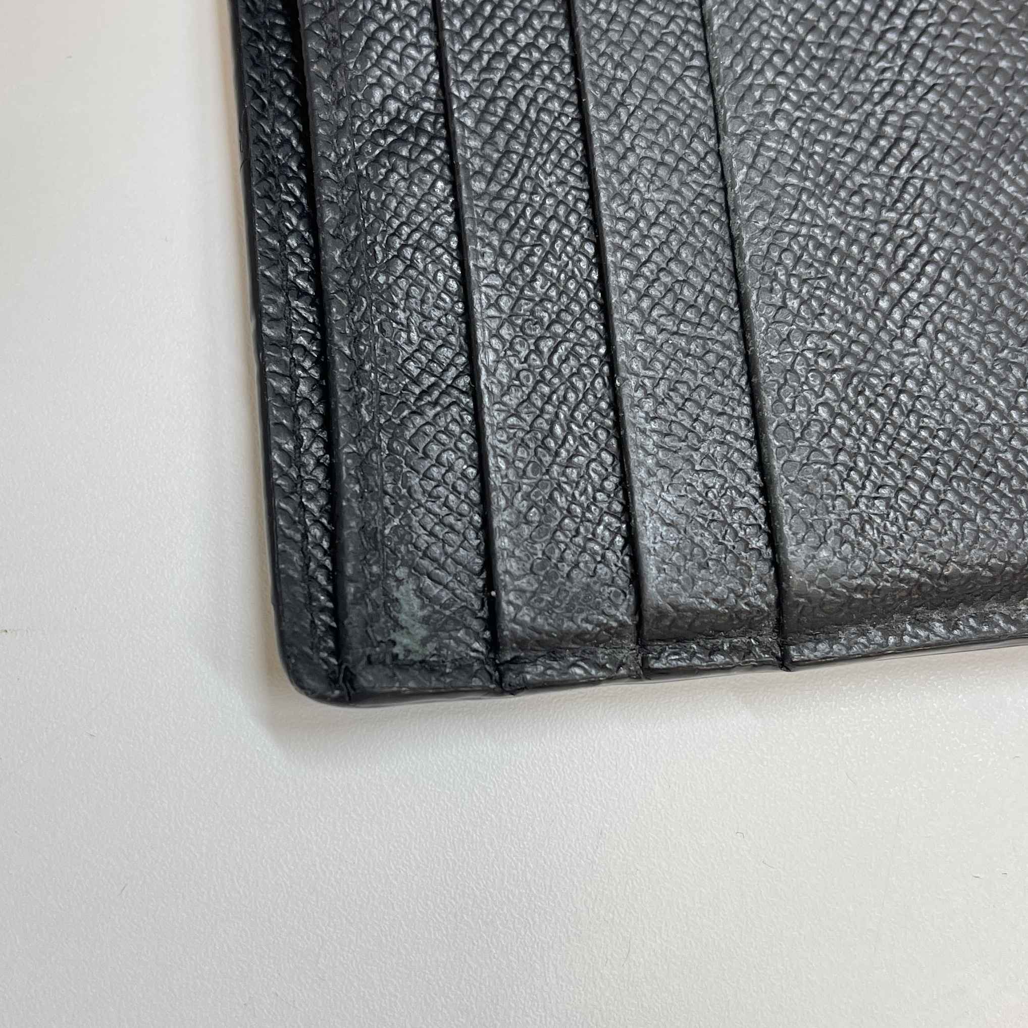 Men's Plaque Logo Wallet Black