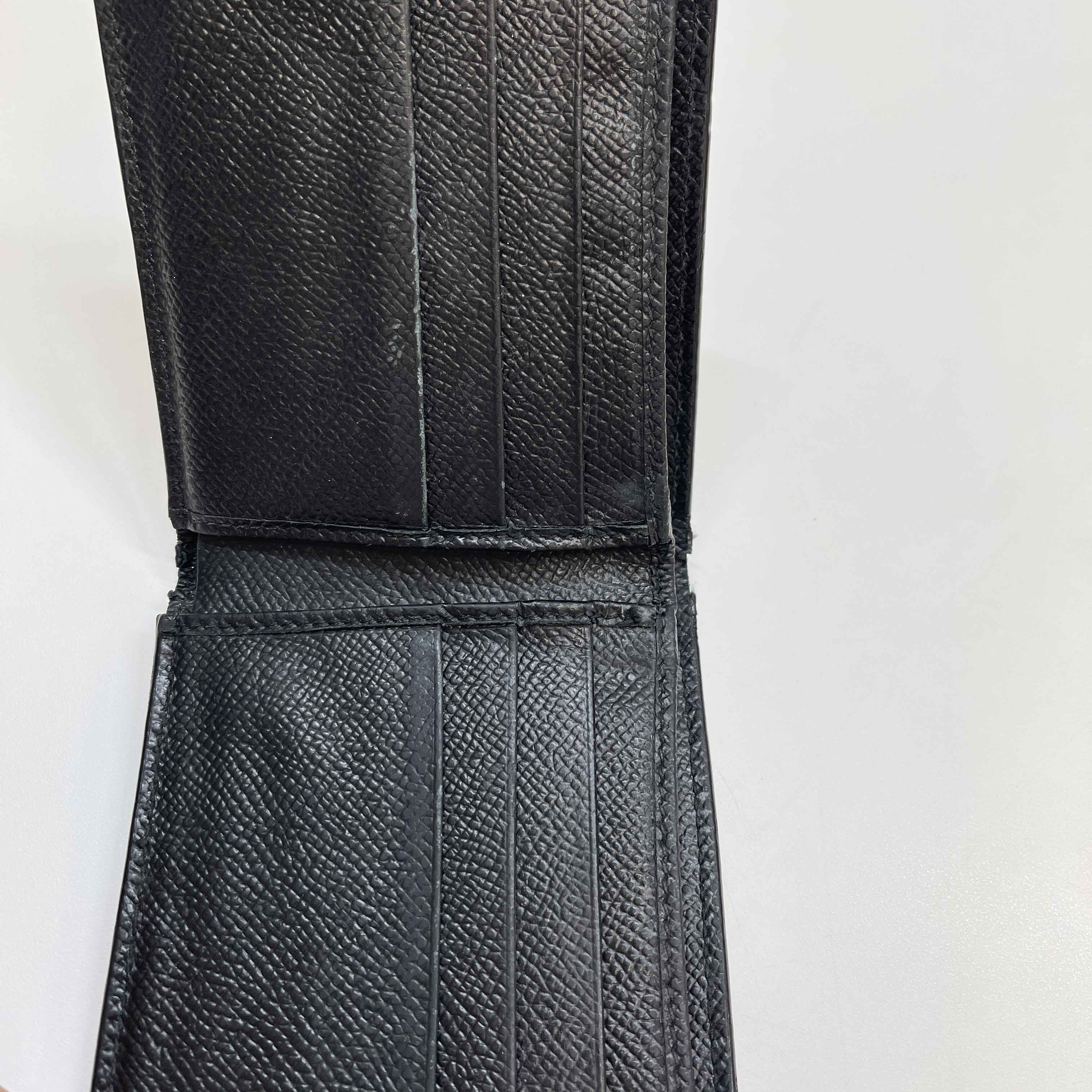 Men's Plaque Logo Wallet Black