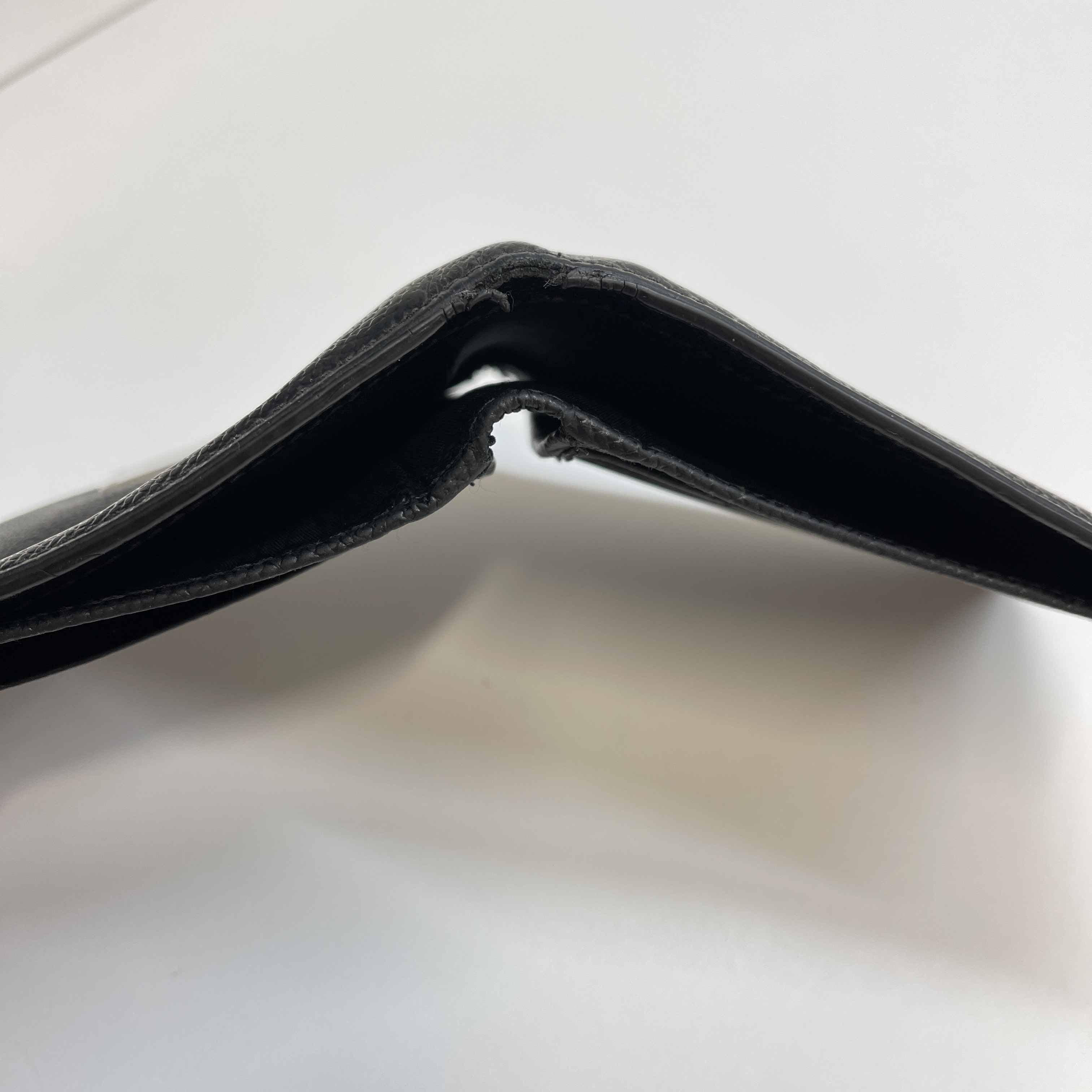 Men's Plaque Logo Wallet Black