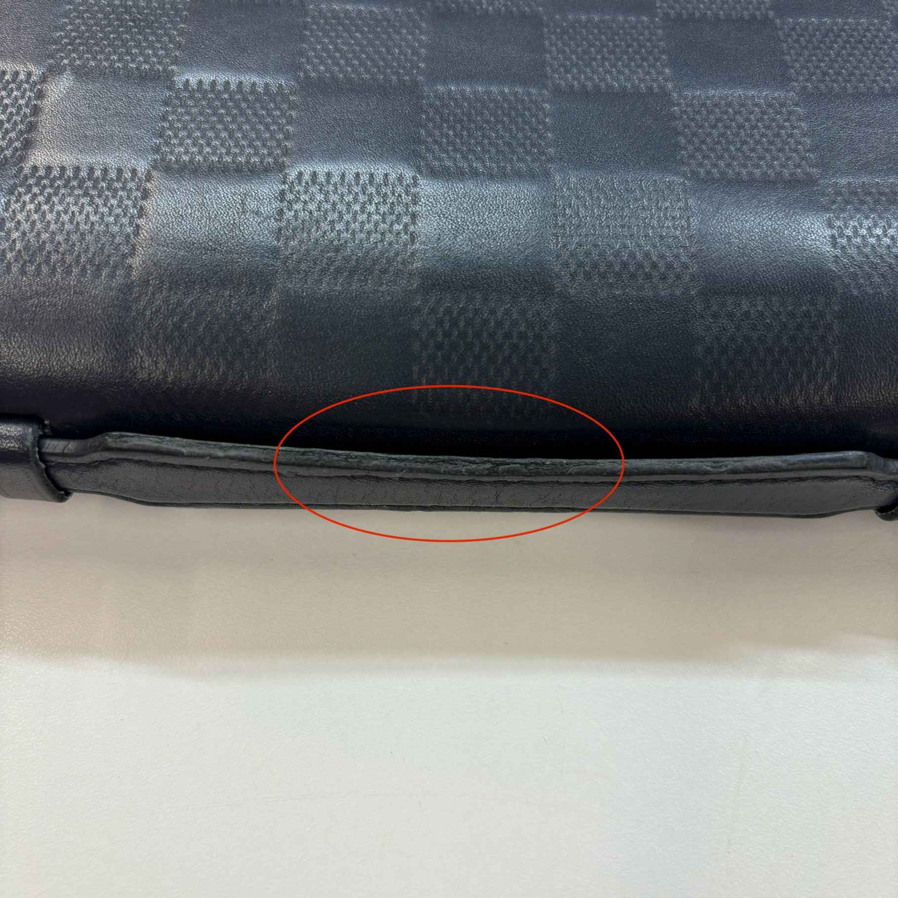 Men's Damier Infini Wallet Navy