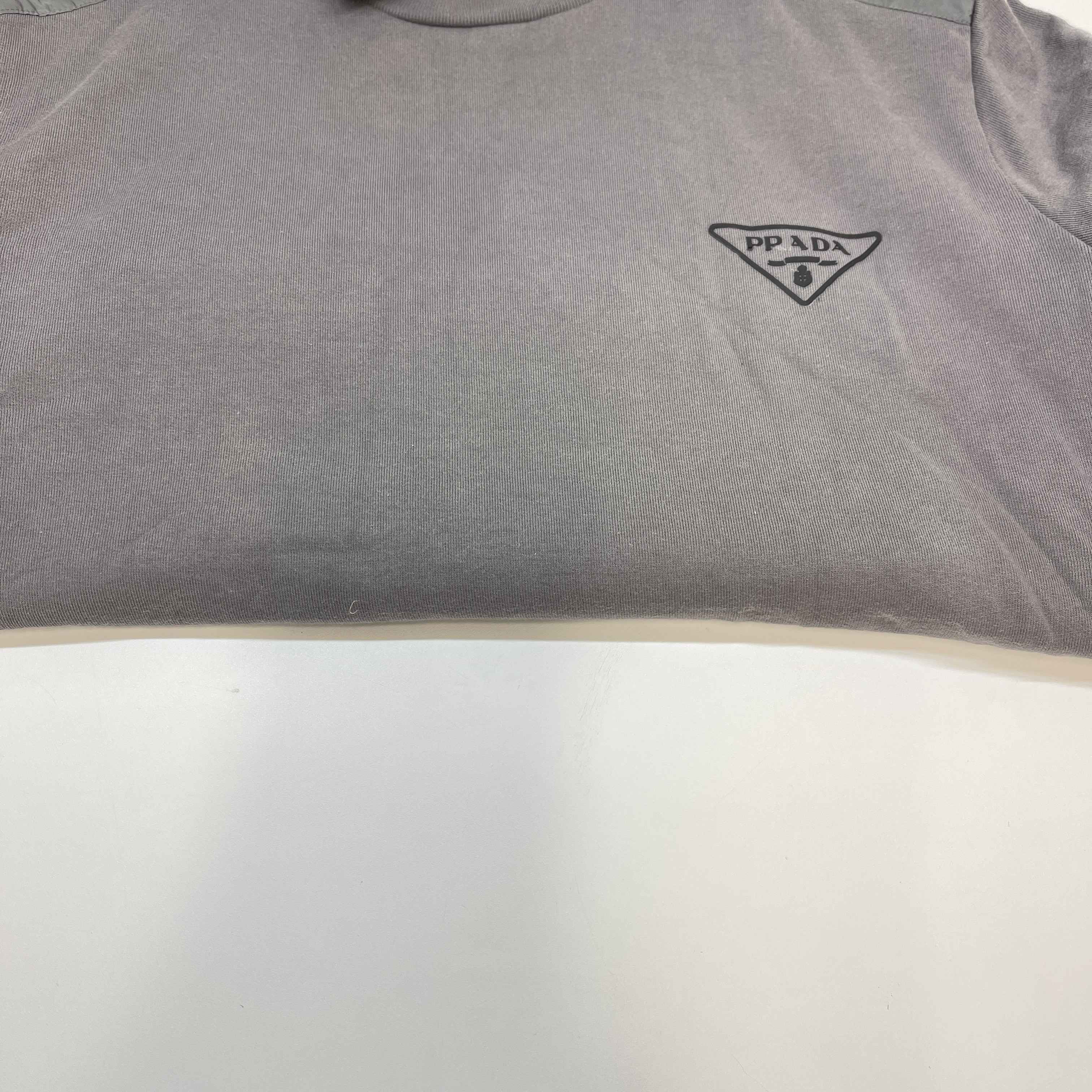 Men's Logo Print Jumper Grey Size M