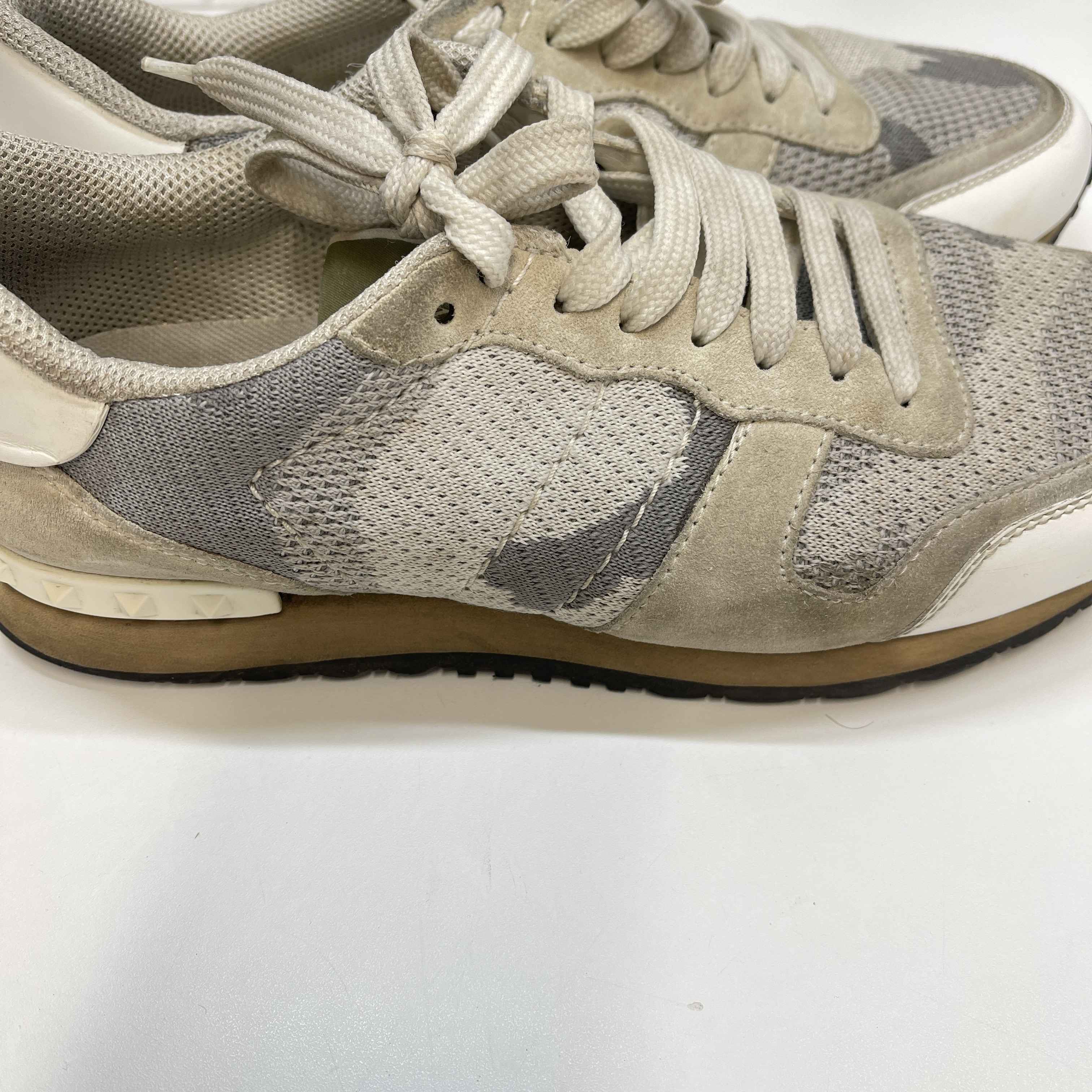 Men's Rockrunner Camouflage Low Trainers Grey Size EU 40 / UK 6