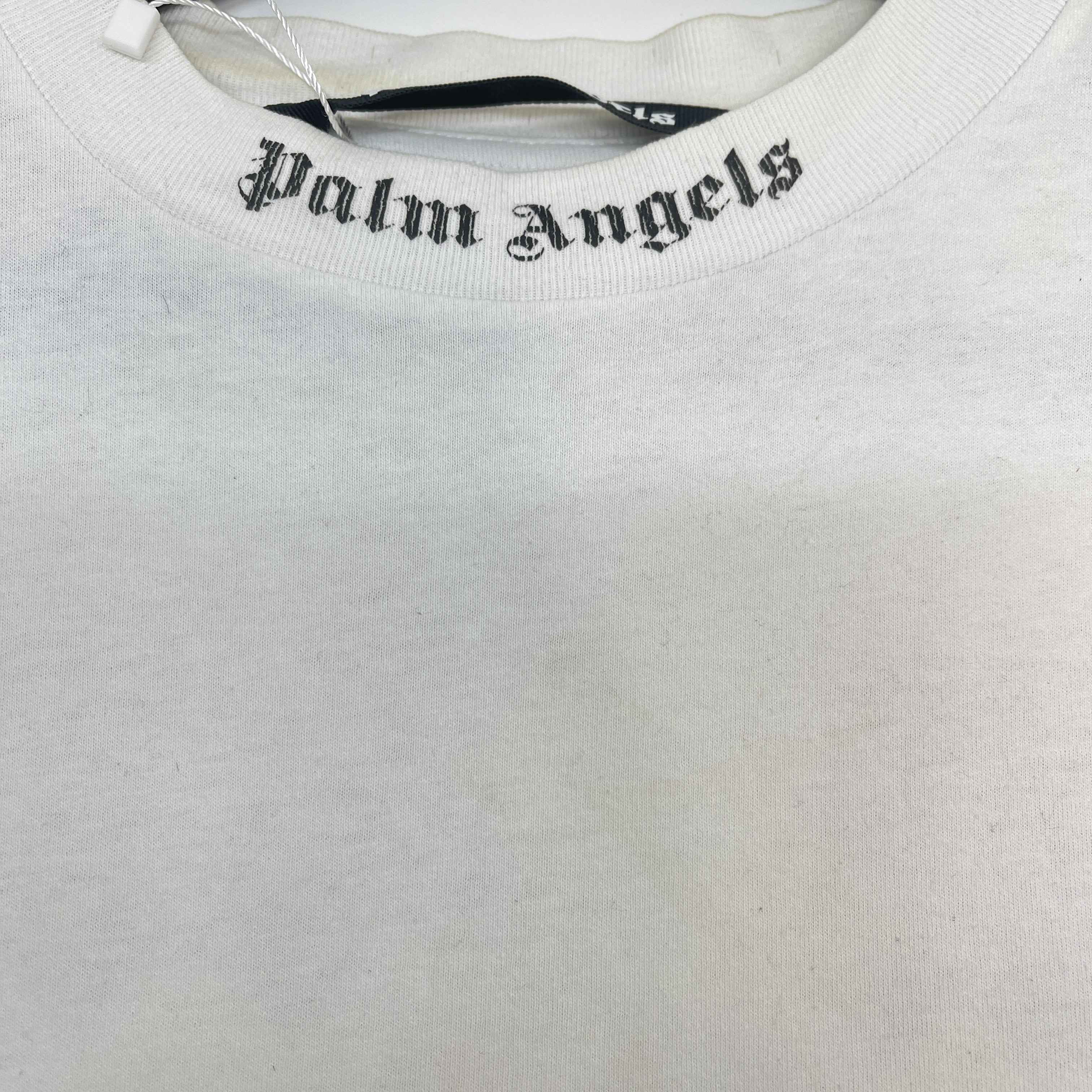 Men's Logo Print Sweatshirt White Size S