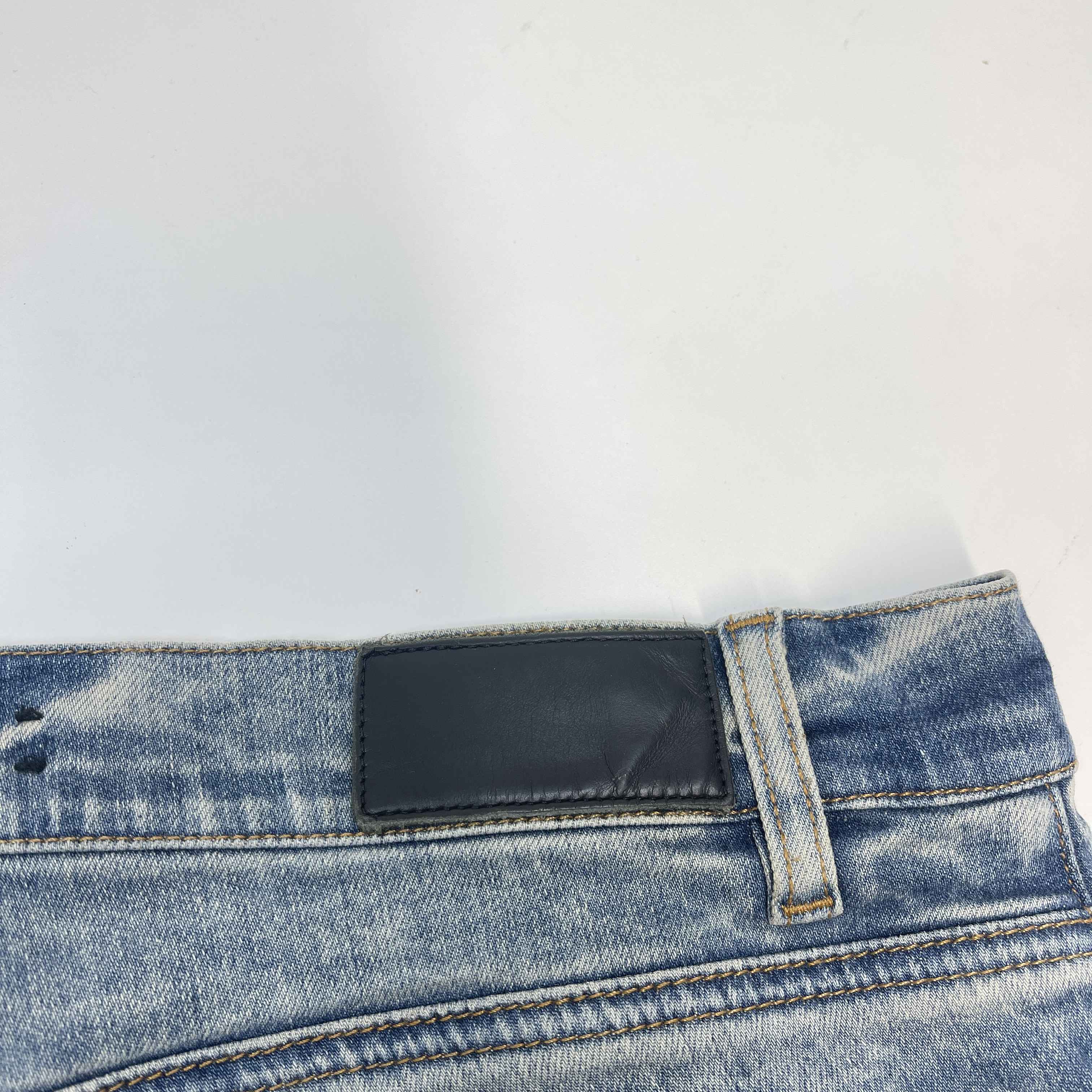 Men's Distressed Jeans Blue Size Waist 32"