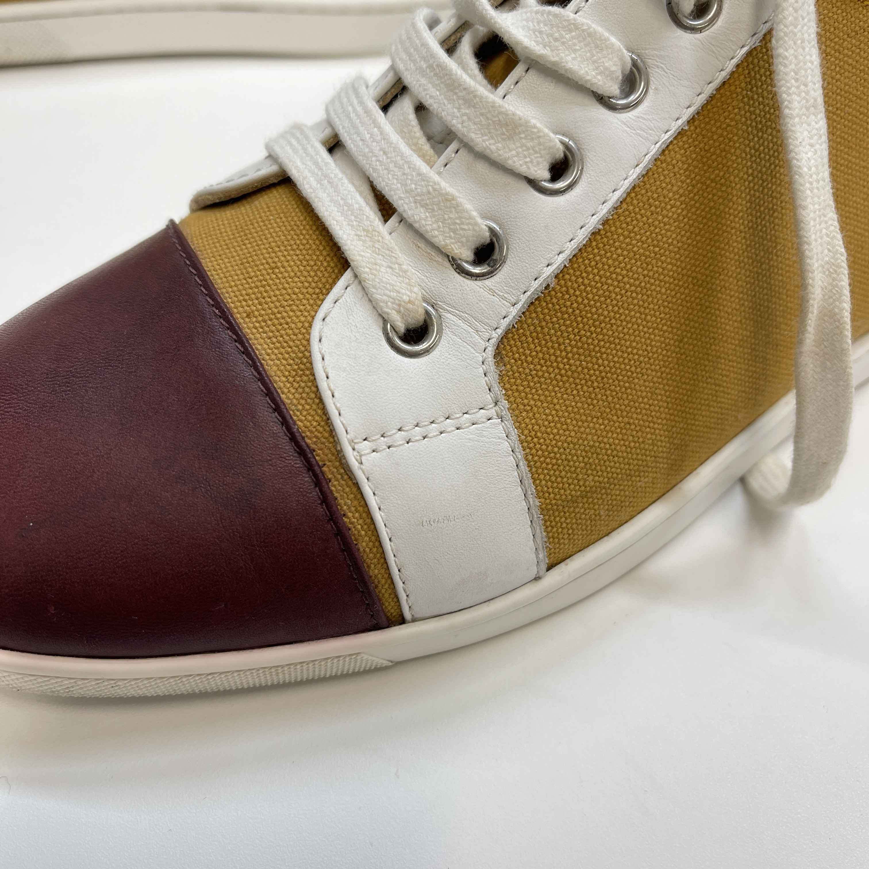 Men's Gondoliere Flat Low Trainers Brown Size EU 42.5 / UK 8.5
