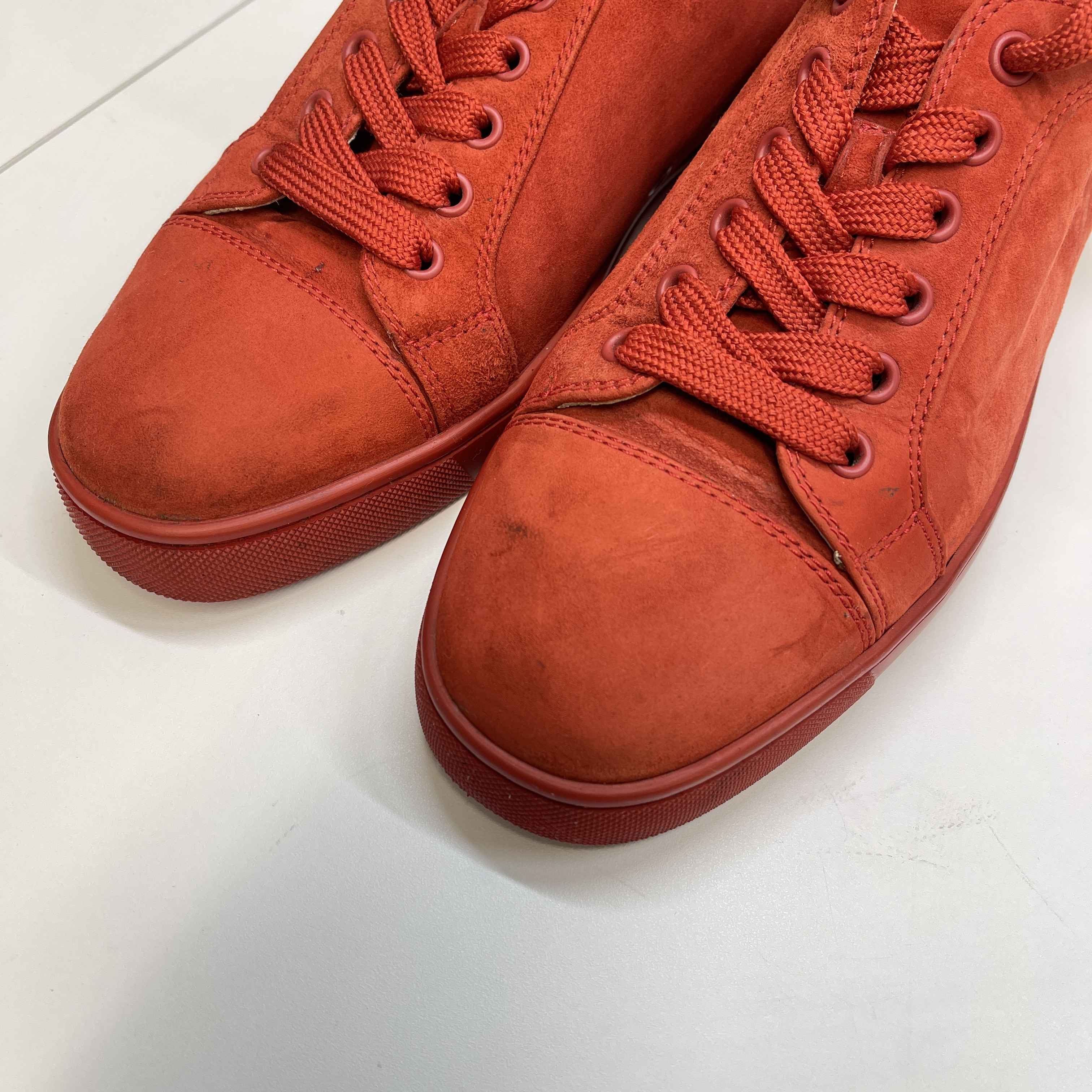 Men's Louis Junior Low Trainers Red Size EU 40 / UK 6