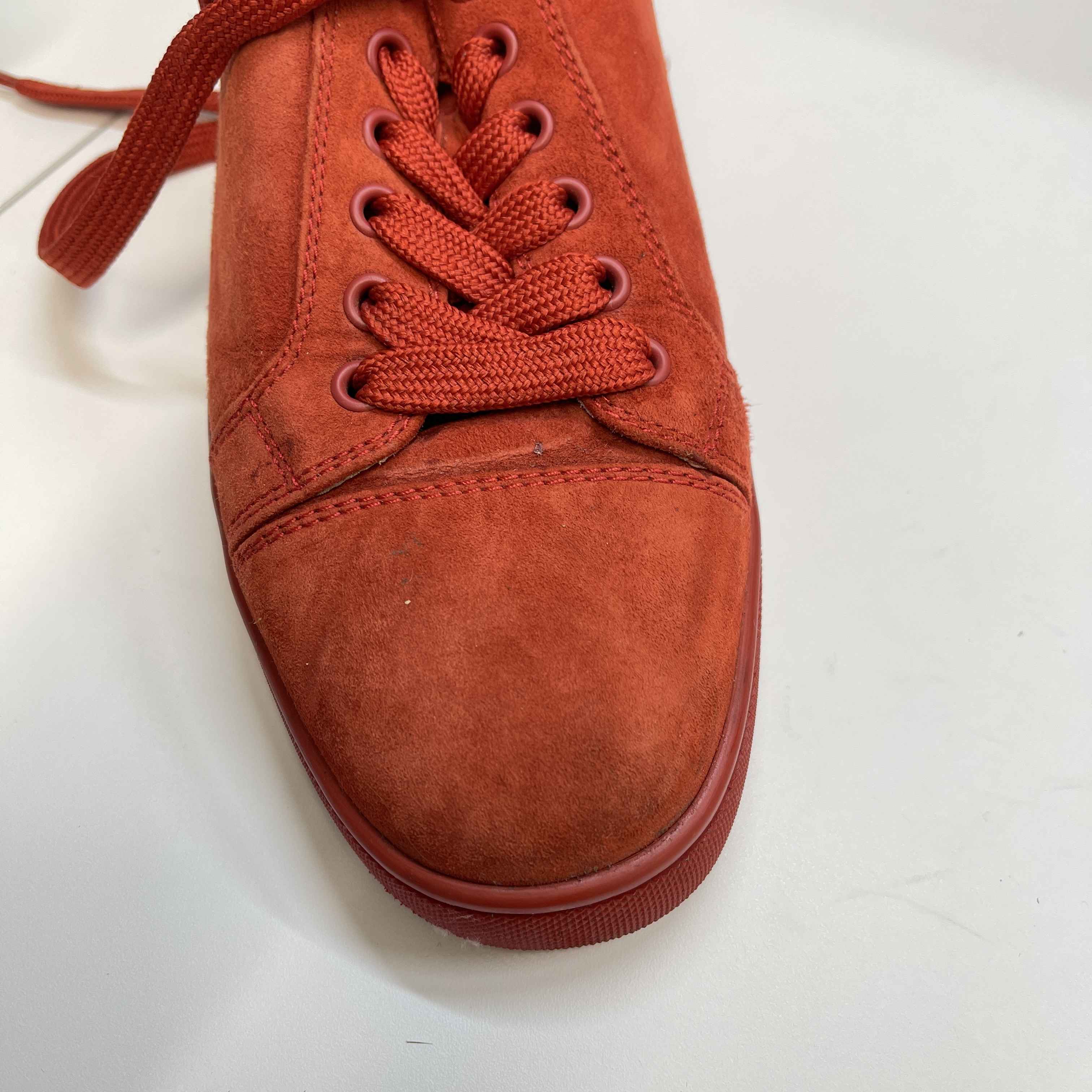 Men's Louis Junior Low Trainers Red Size EU 40 / UK 6