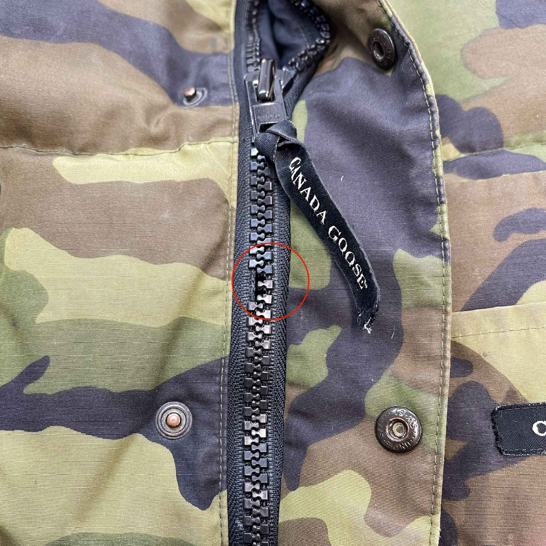 Men's Freestyle Camo Gilet Khaki Size S
