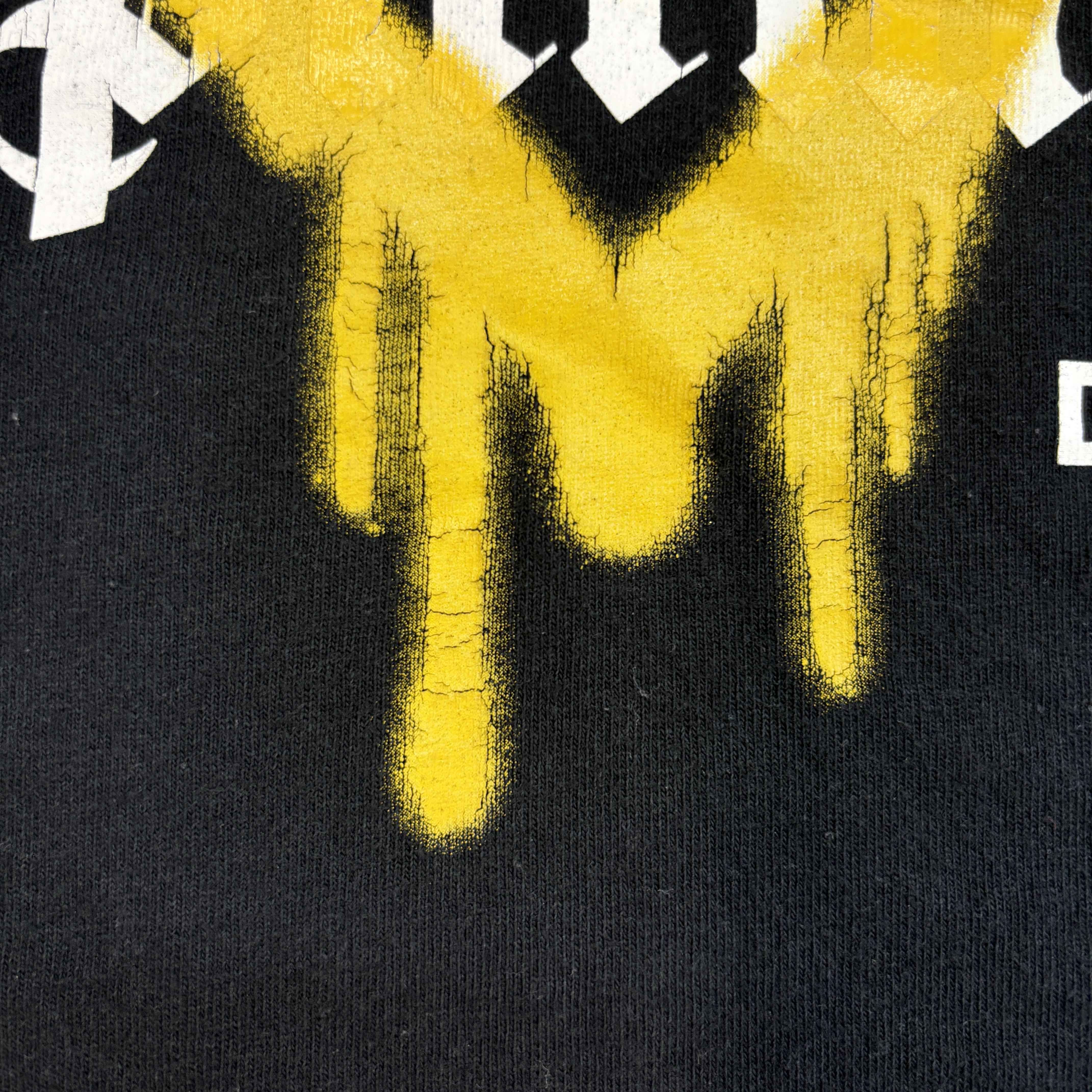 Men's Heart Spray Logo T-Shirt Black Size XS