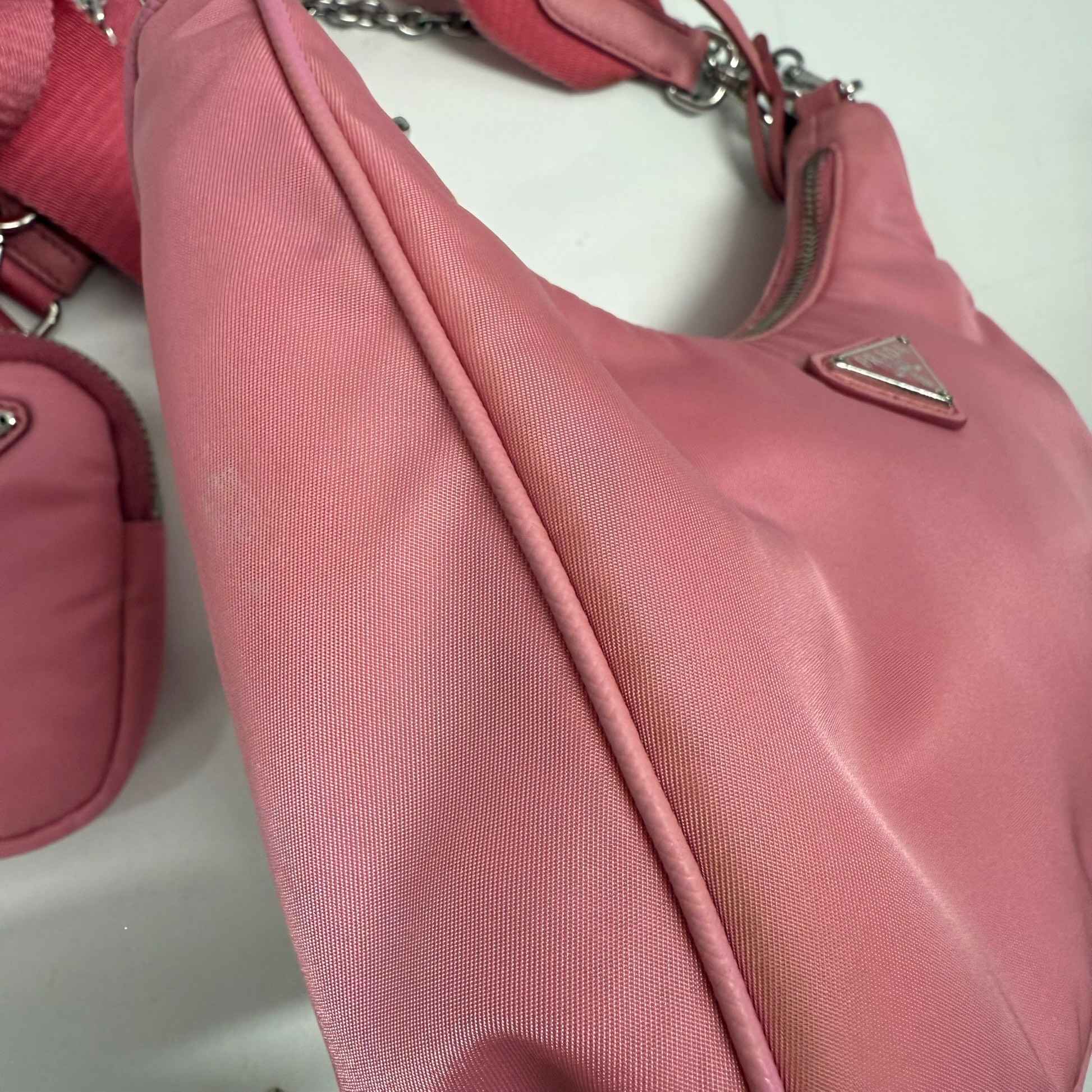 Women's Plaque Logo Bag Pink