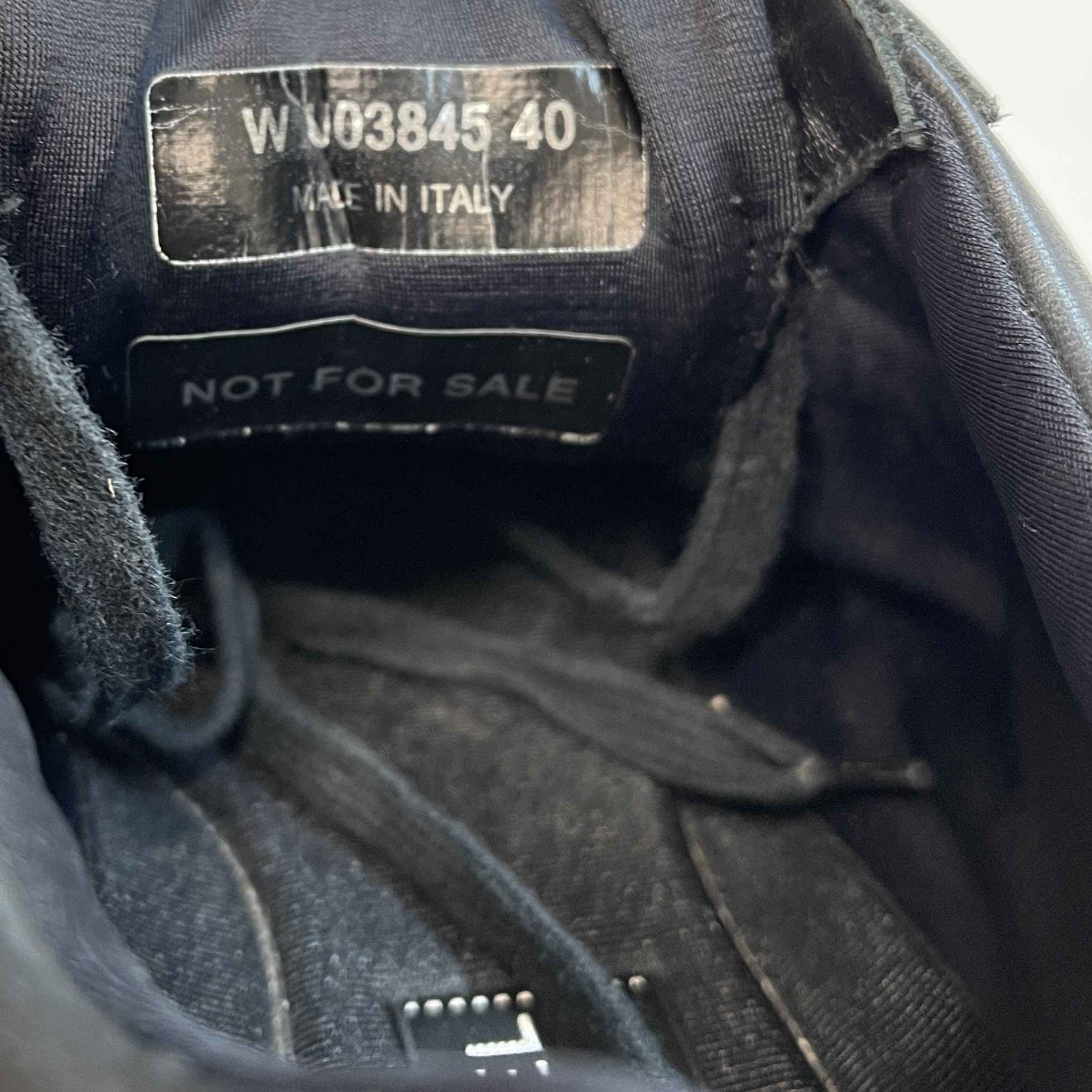 Men's Cc Logo Runner High Trainers Black Size EU 40 / UK 6