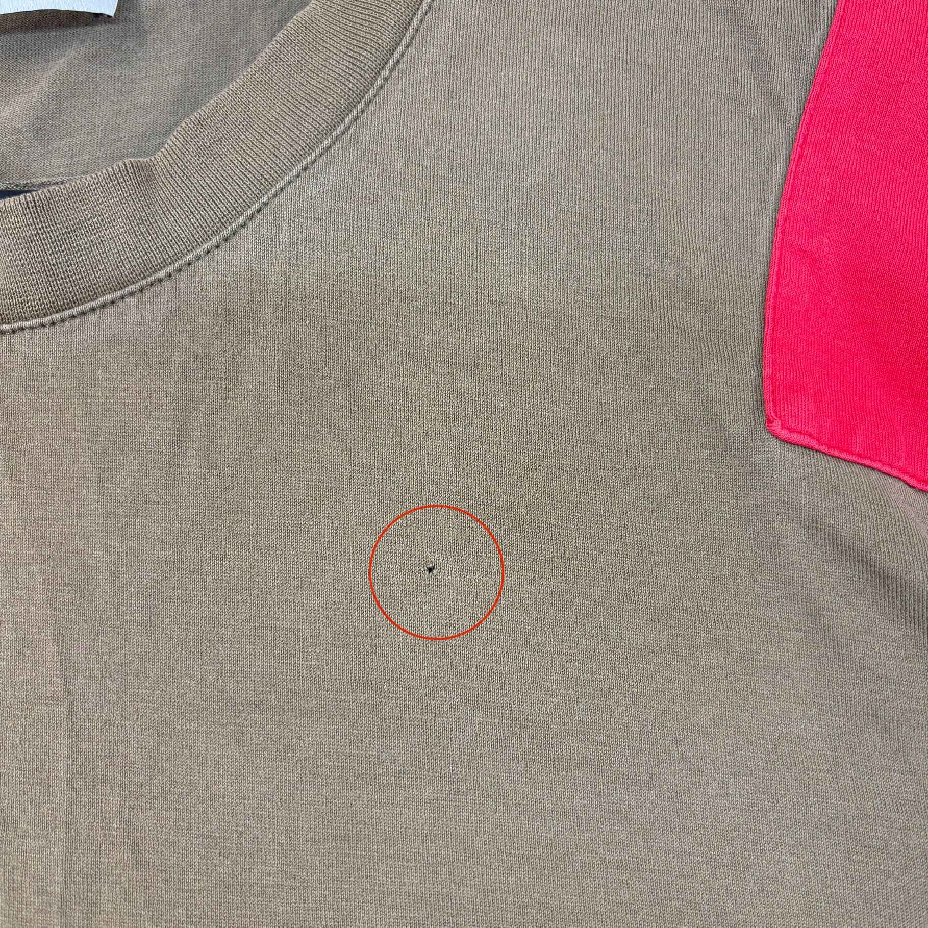 Men's Striped T-Shirt Khaki Size XXL